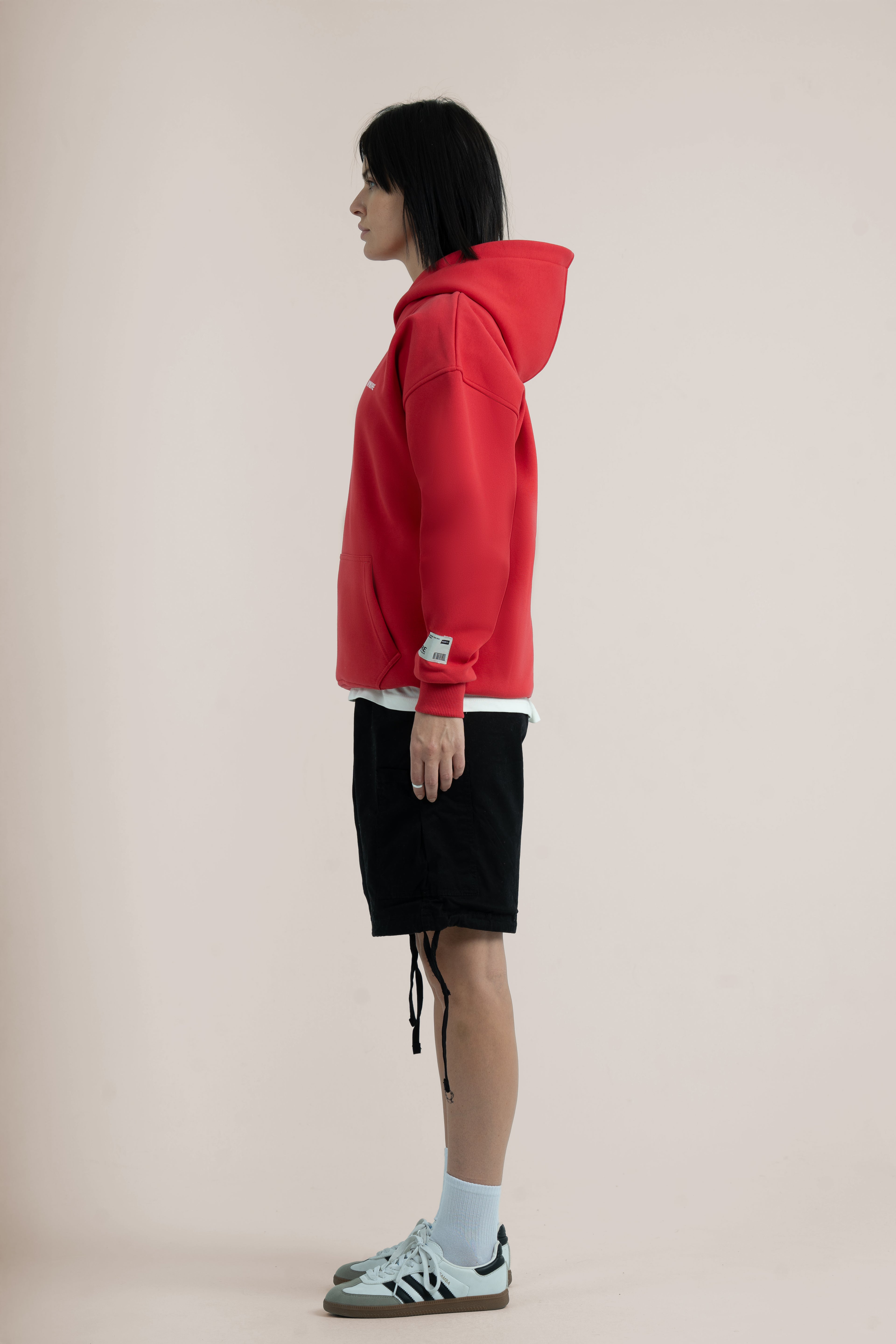Red Logo II PL Oversized Hoodie