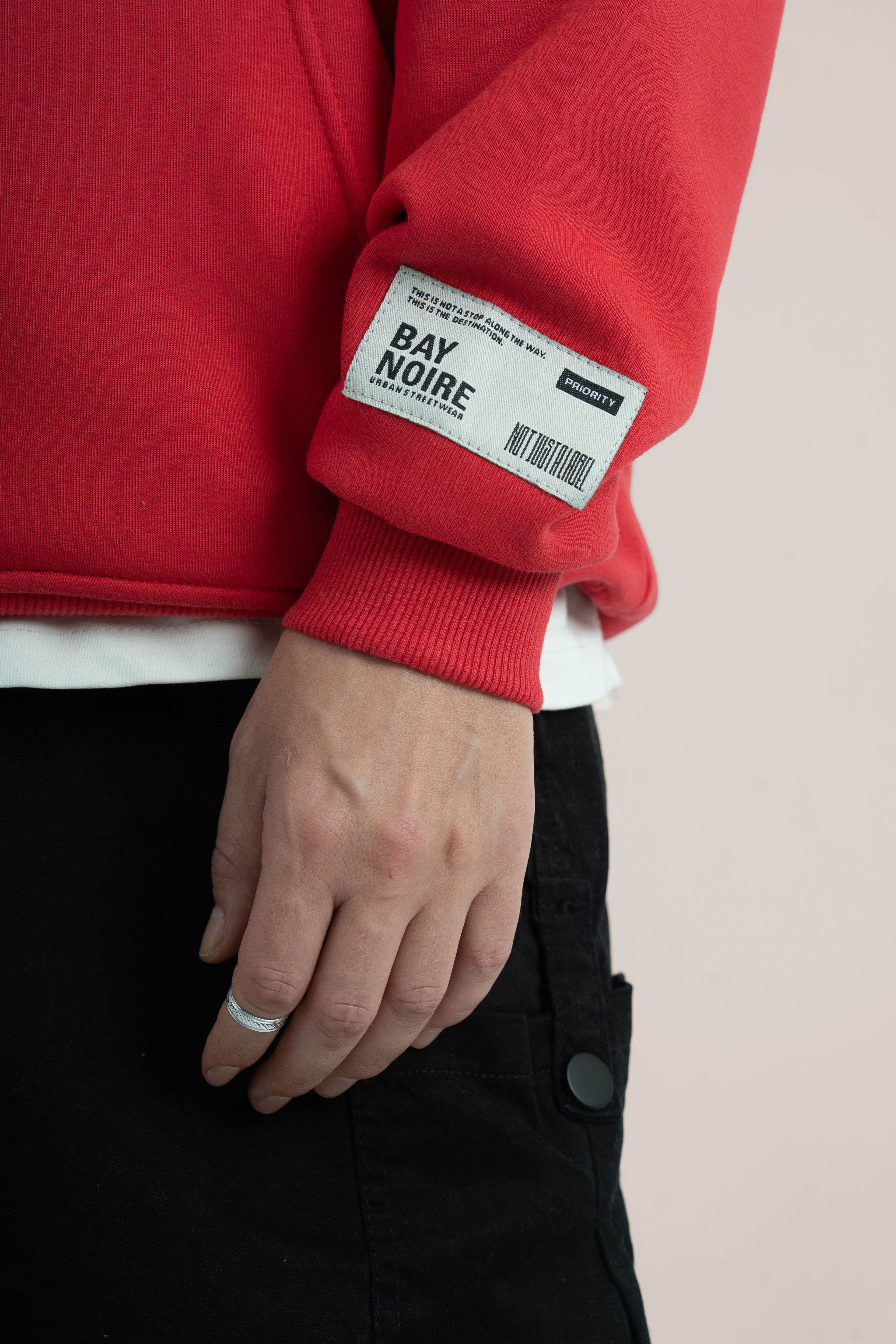 Red Logo II PL Oversized Hoodie