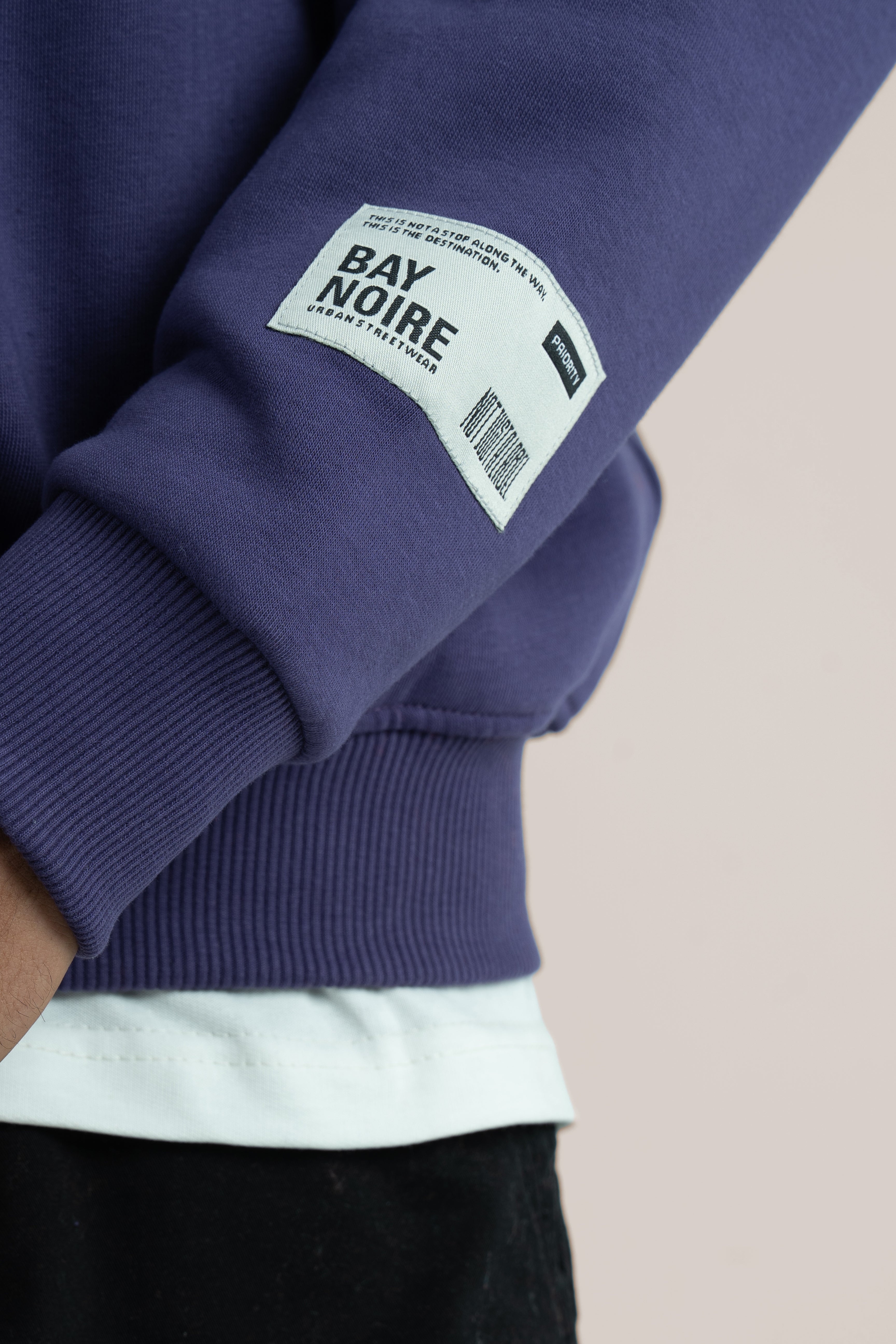 Purple Logo II PL Oversized Sweatshirt