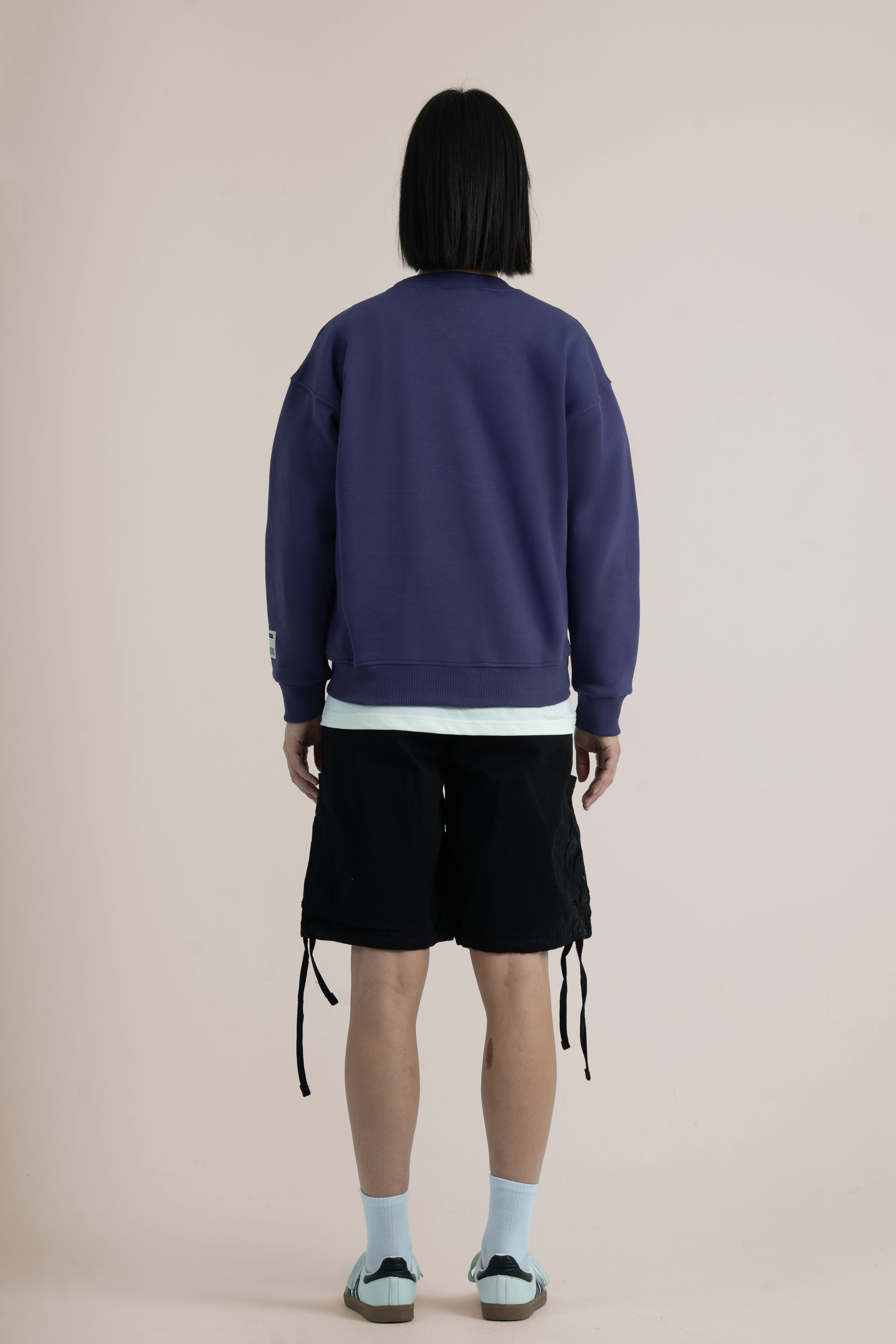 Purple Logo II PL Oversized Sweatshirt