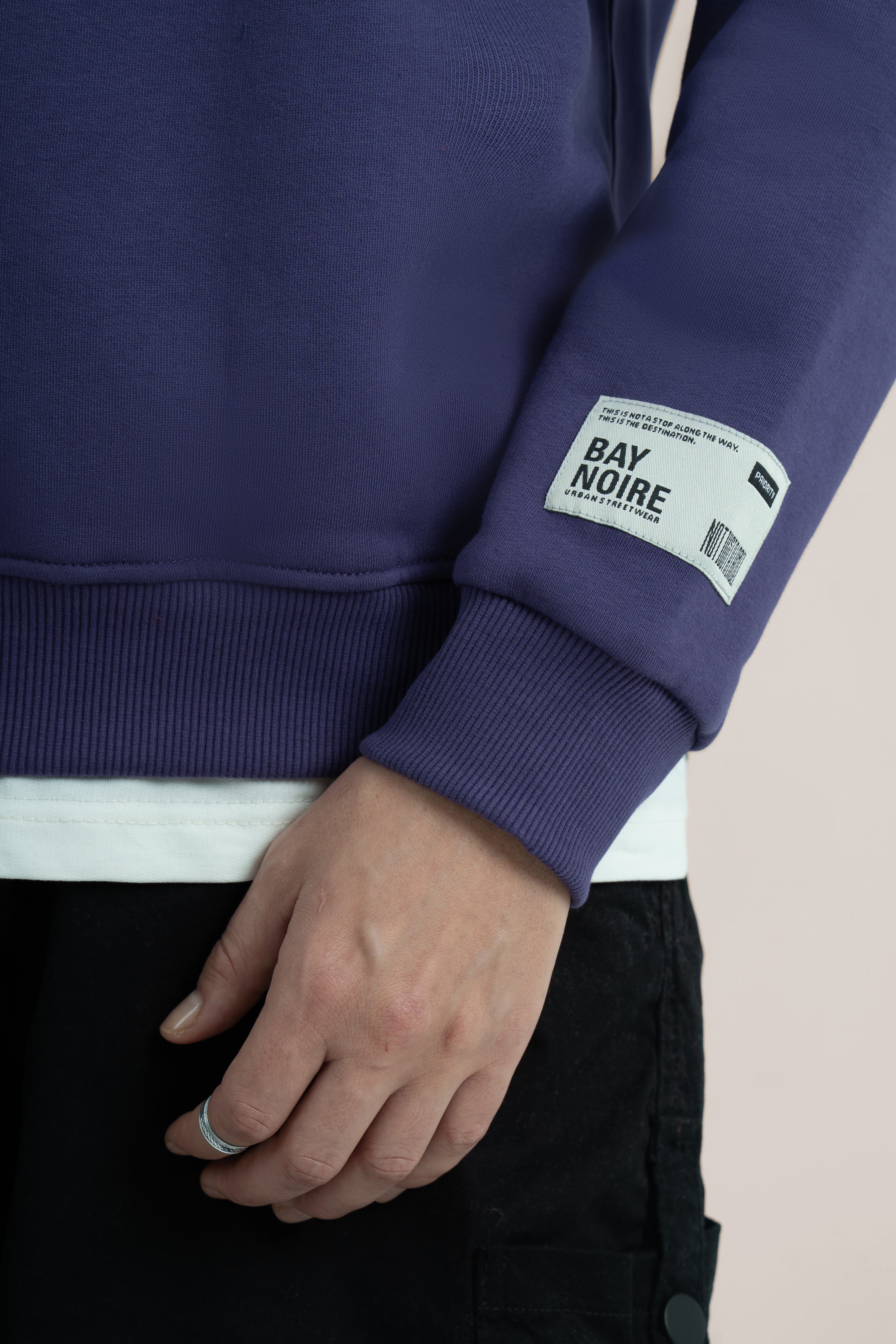 Purple Logo II PL Oversized Sweatshirt