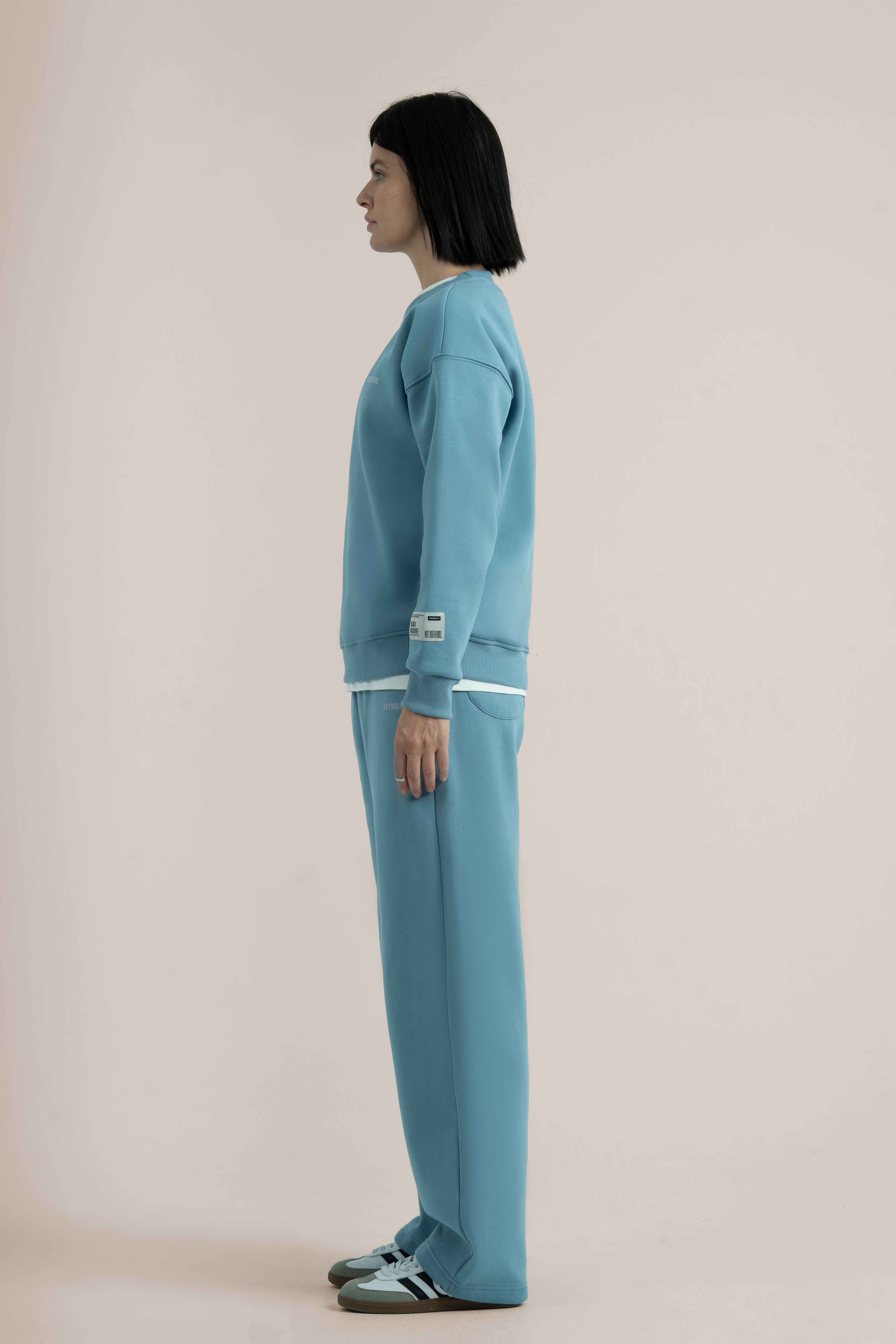 Baby Blue Logo II PL Oversized Sweatshirt