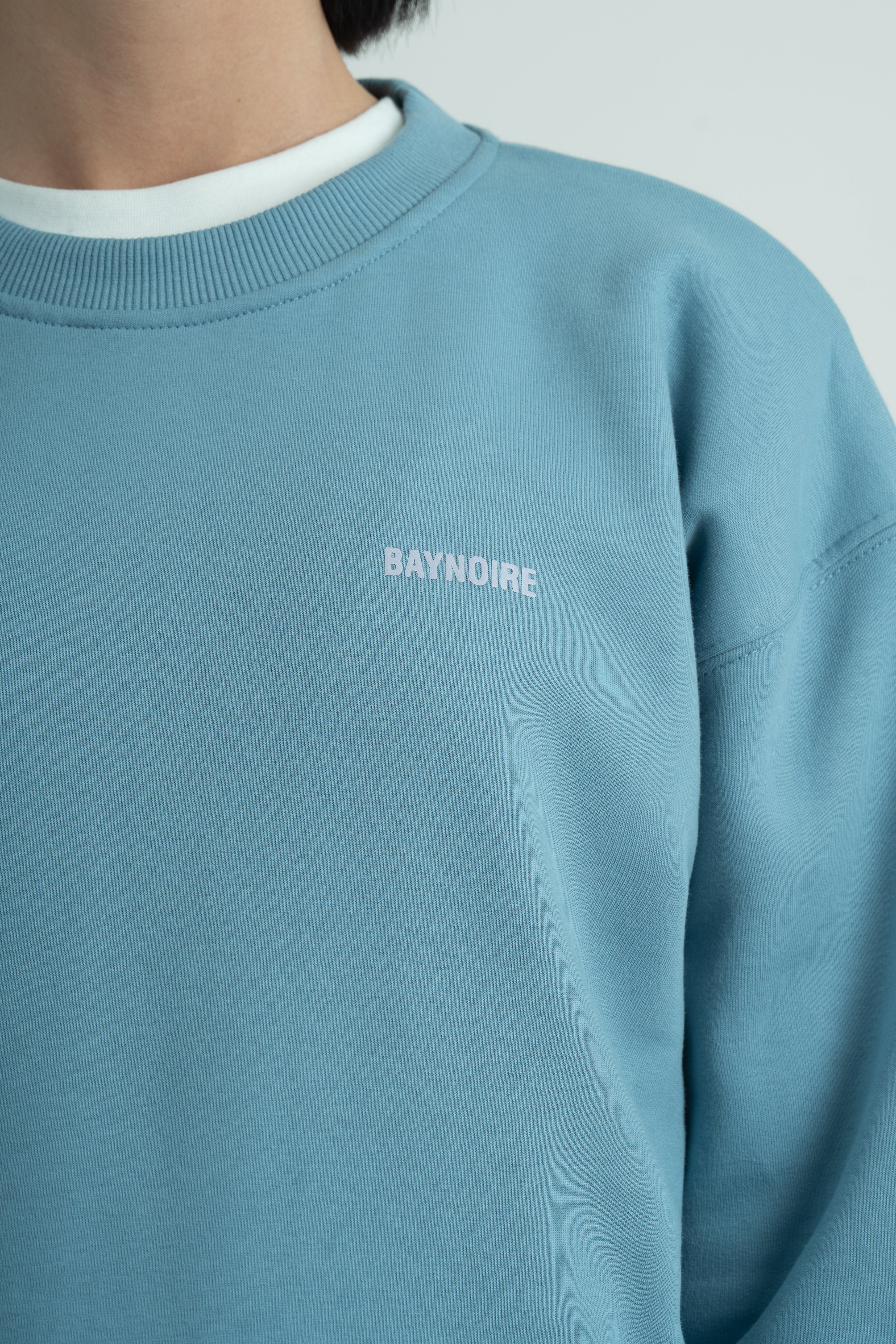 Baby Blue Logo II PL Oversized Sweatshirt