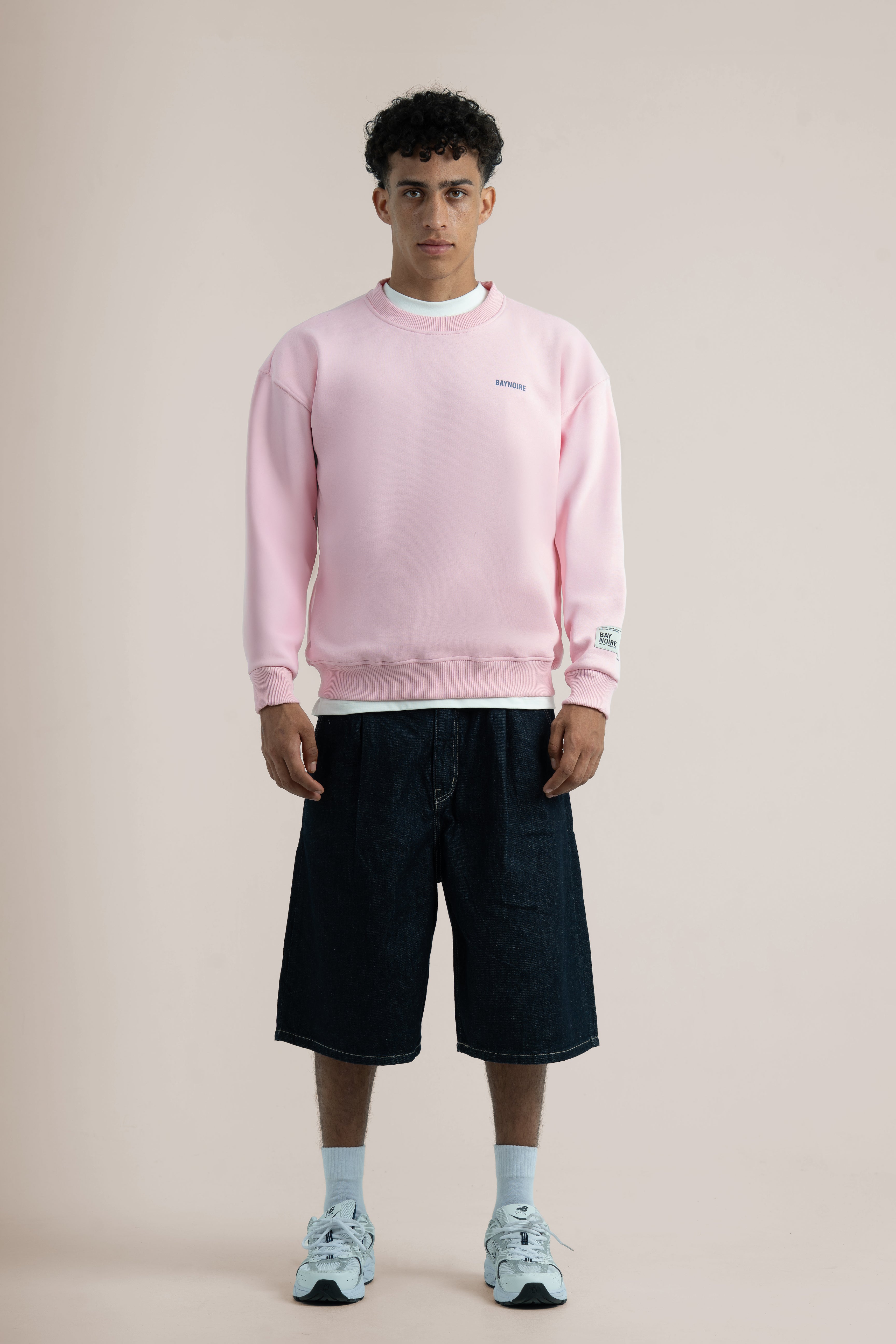 Pink Logo II PL Oversized Sweatshirt