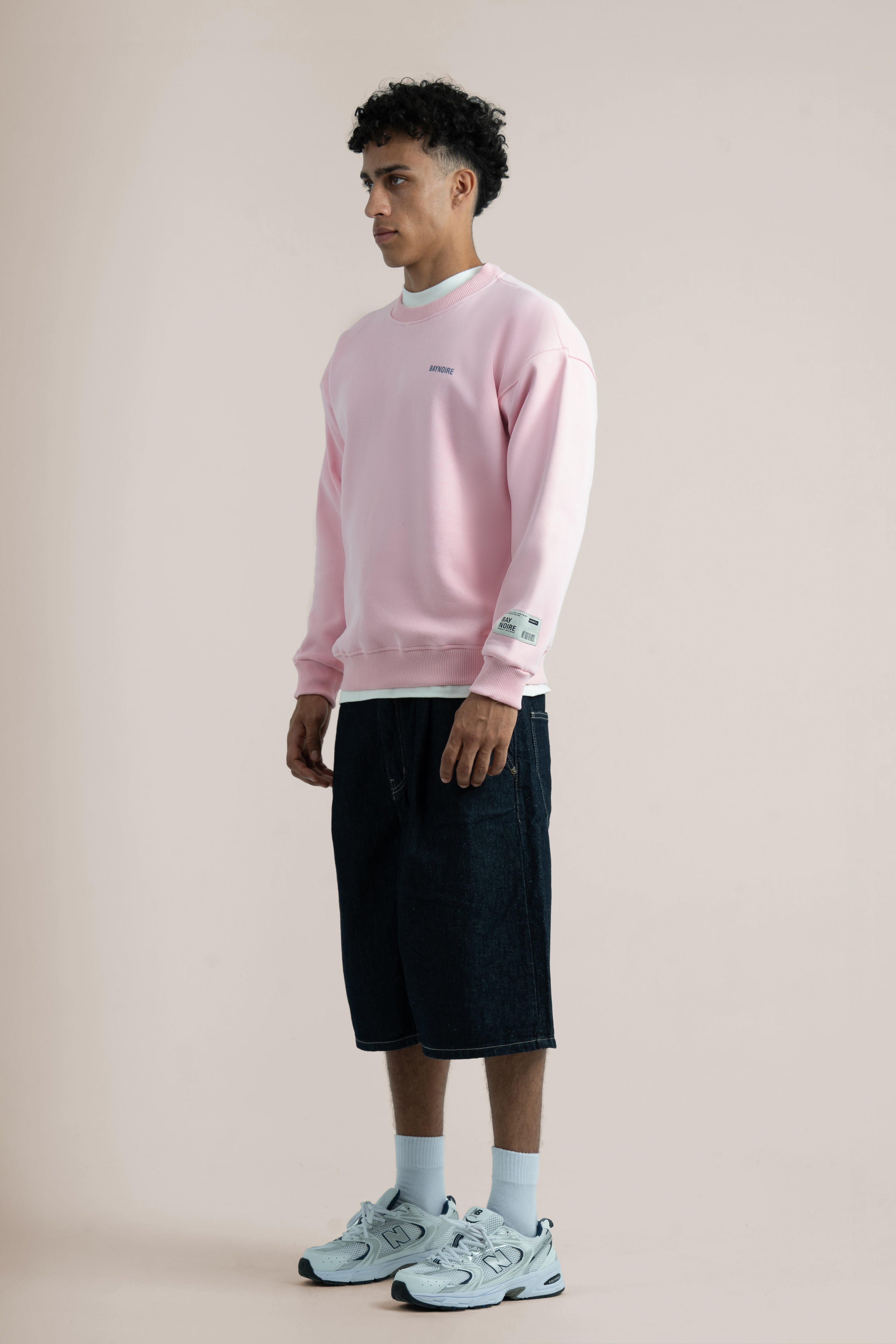 Pink Logo II PL Oversized Sweatshirt