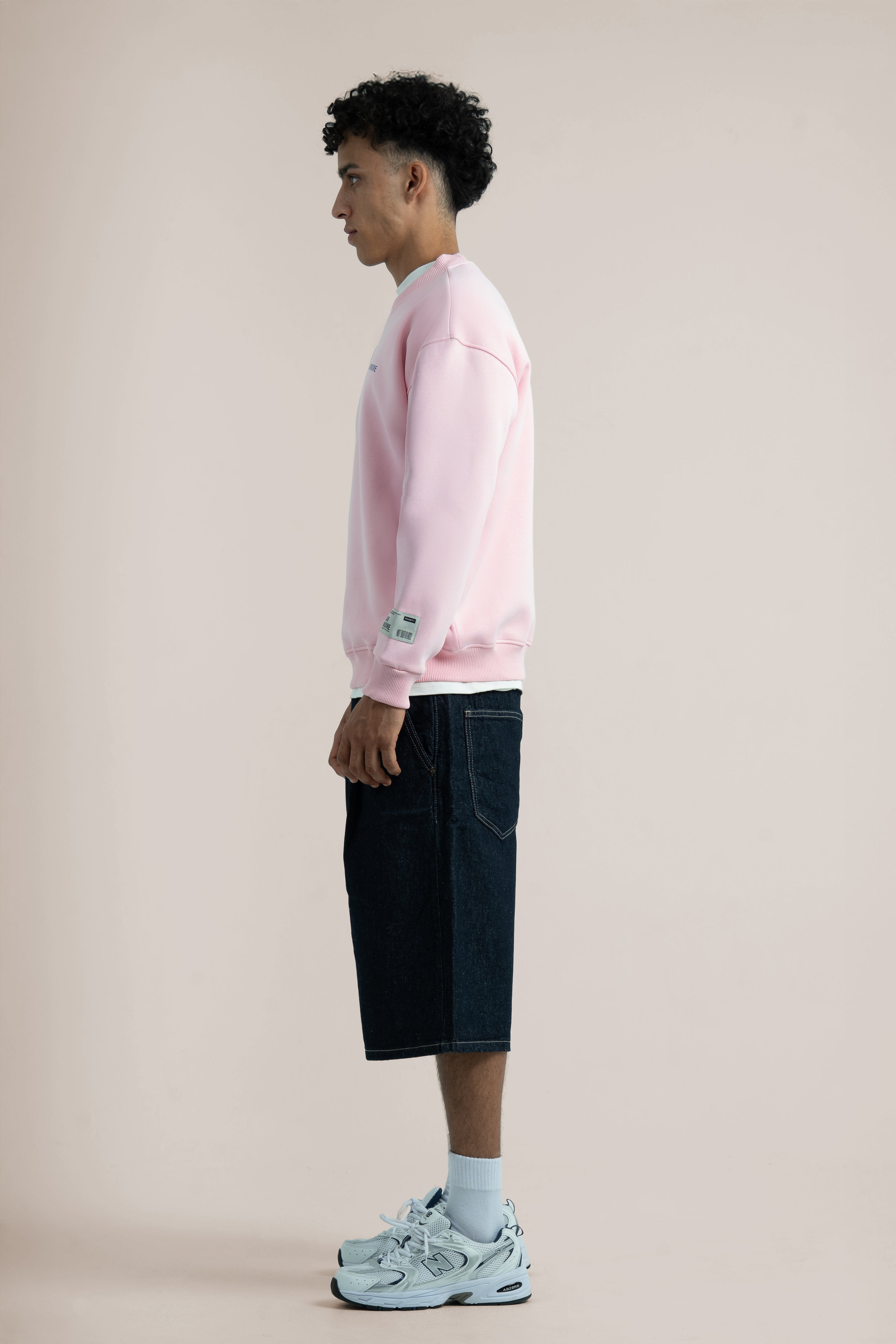 Pink Logo II PL Oversized Sweatshirt