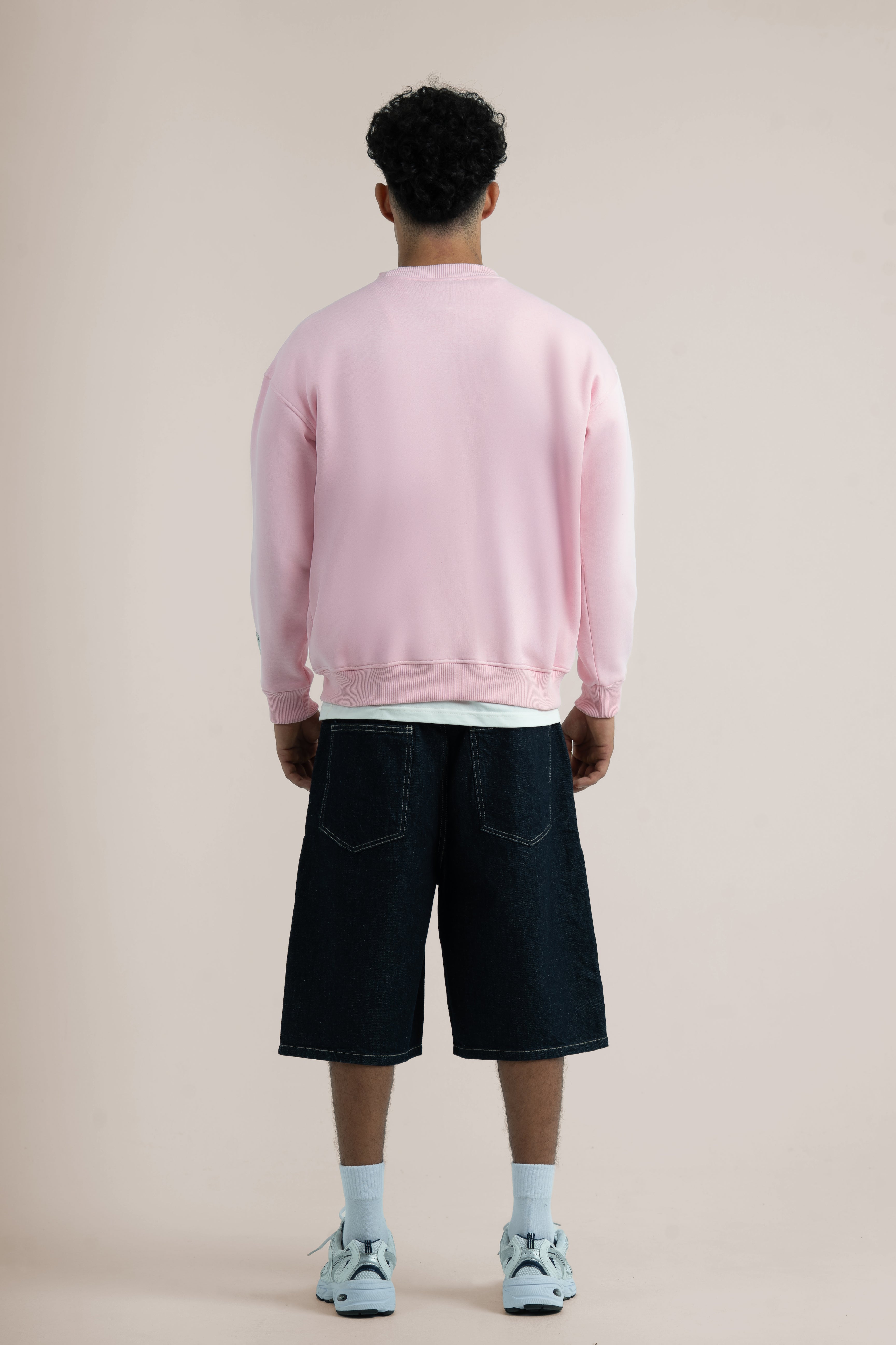 Pink Logo II PL Oversized Sweatshirt