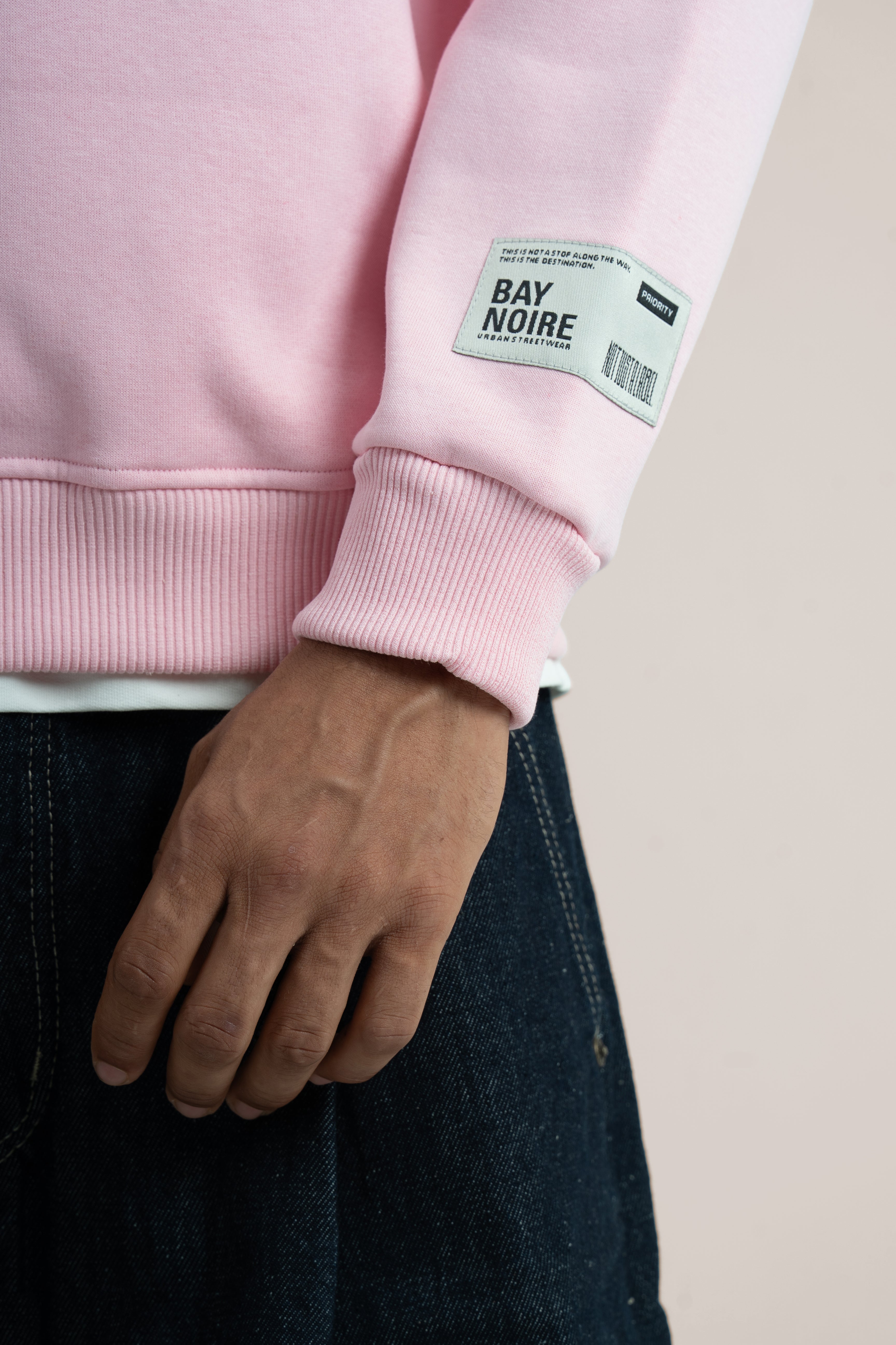 Pink Logo II PL Oversized Sweatshirt