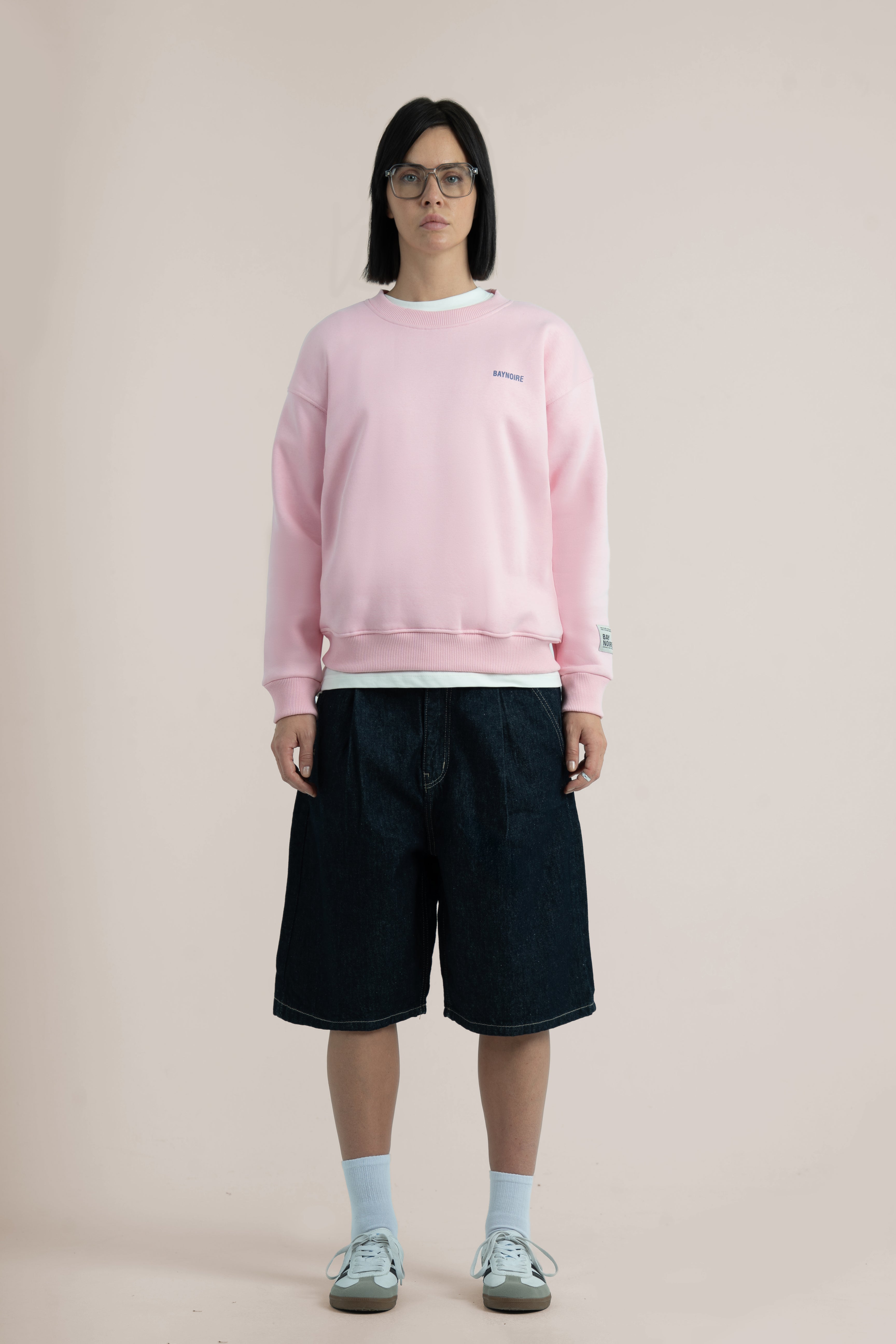 Pink Logo II PL Oversized Sweatshirt