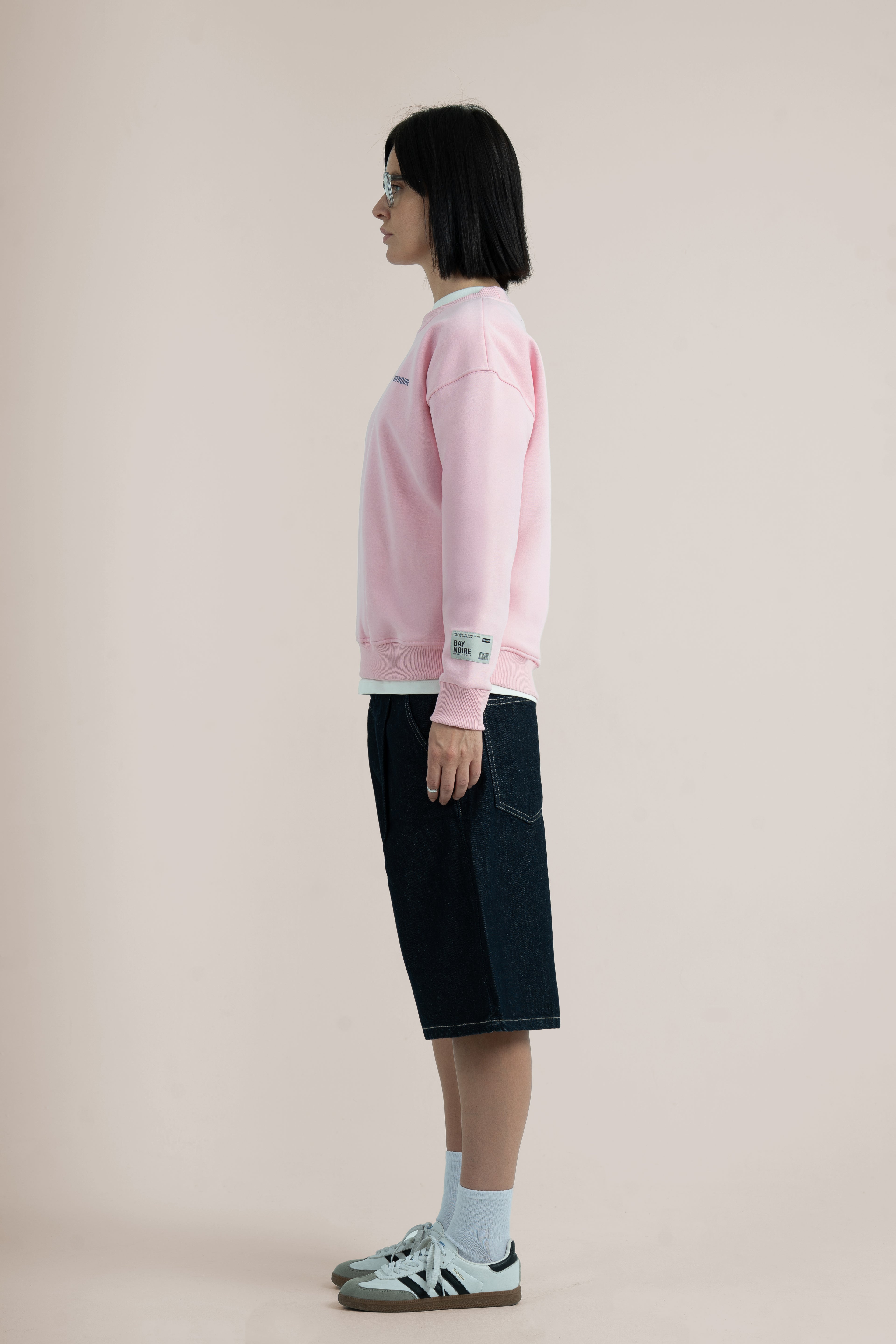 Pink Logo II PL Oversized Sweatshirt