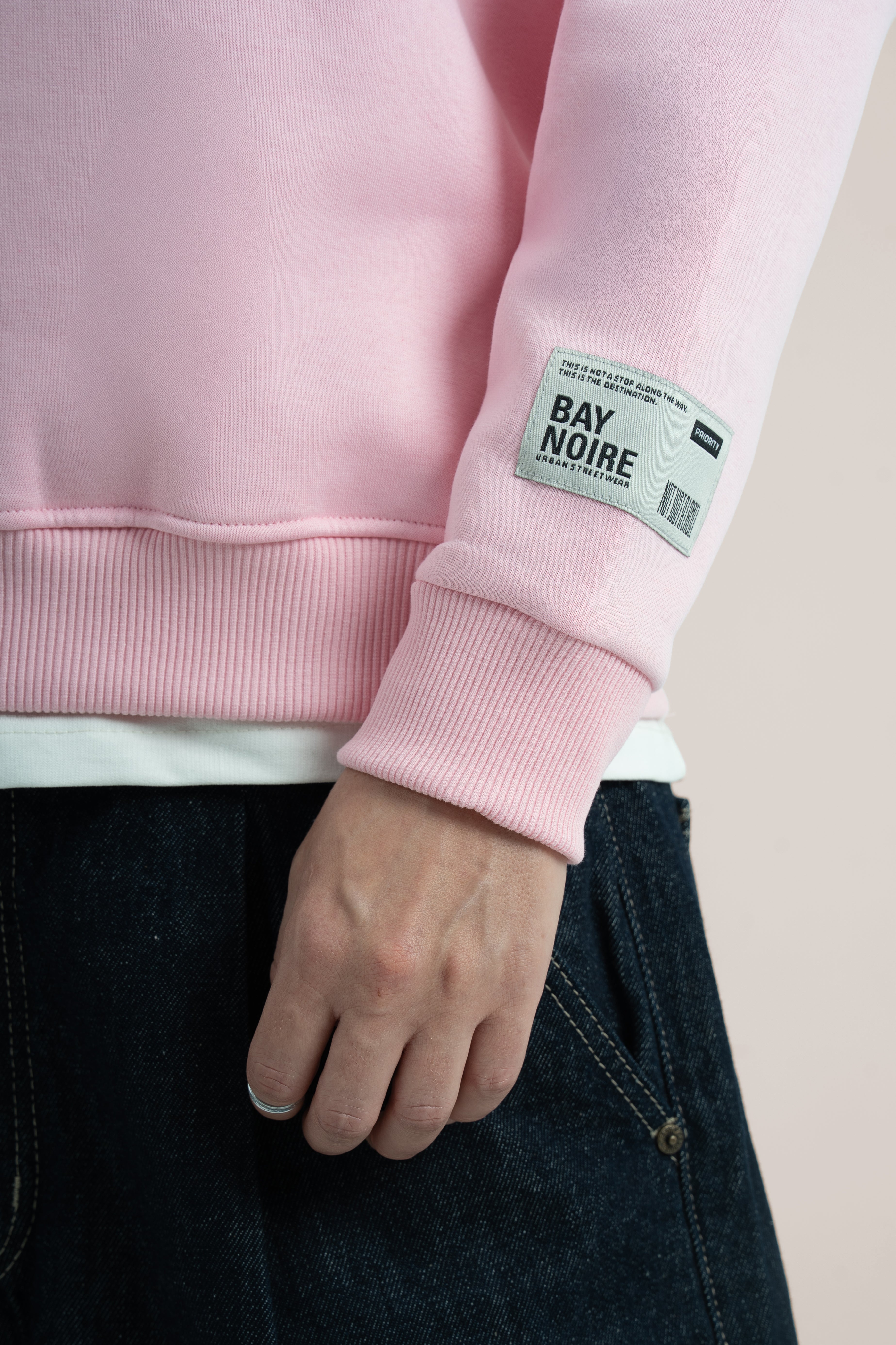 Pink Logo II PL Oversized Sweatshirt