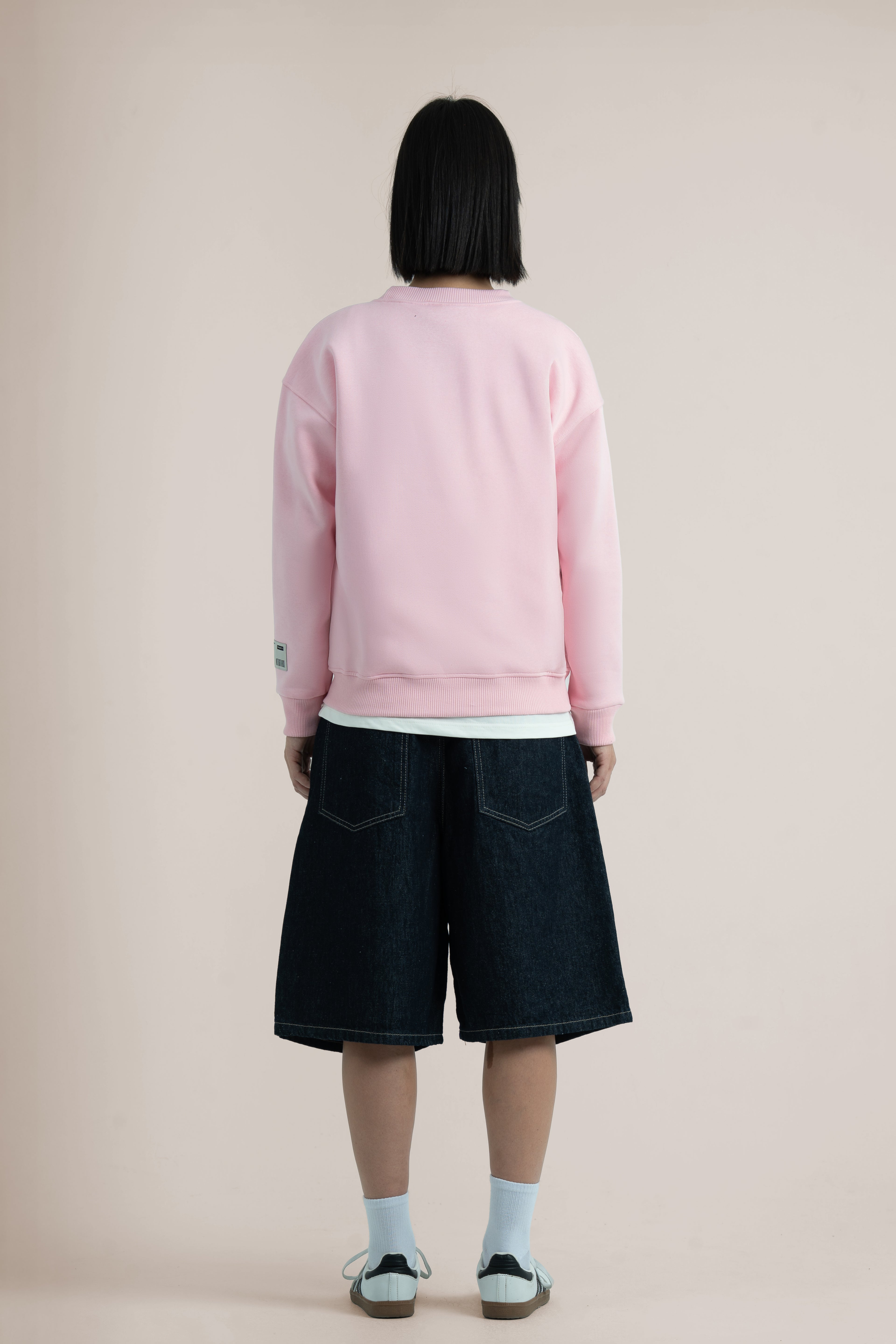 Pink Logo II PL Oversized Sweatshirt