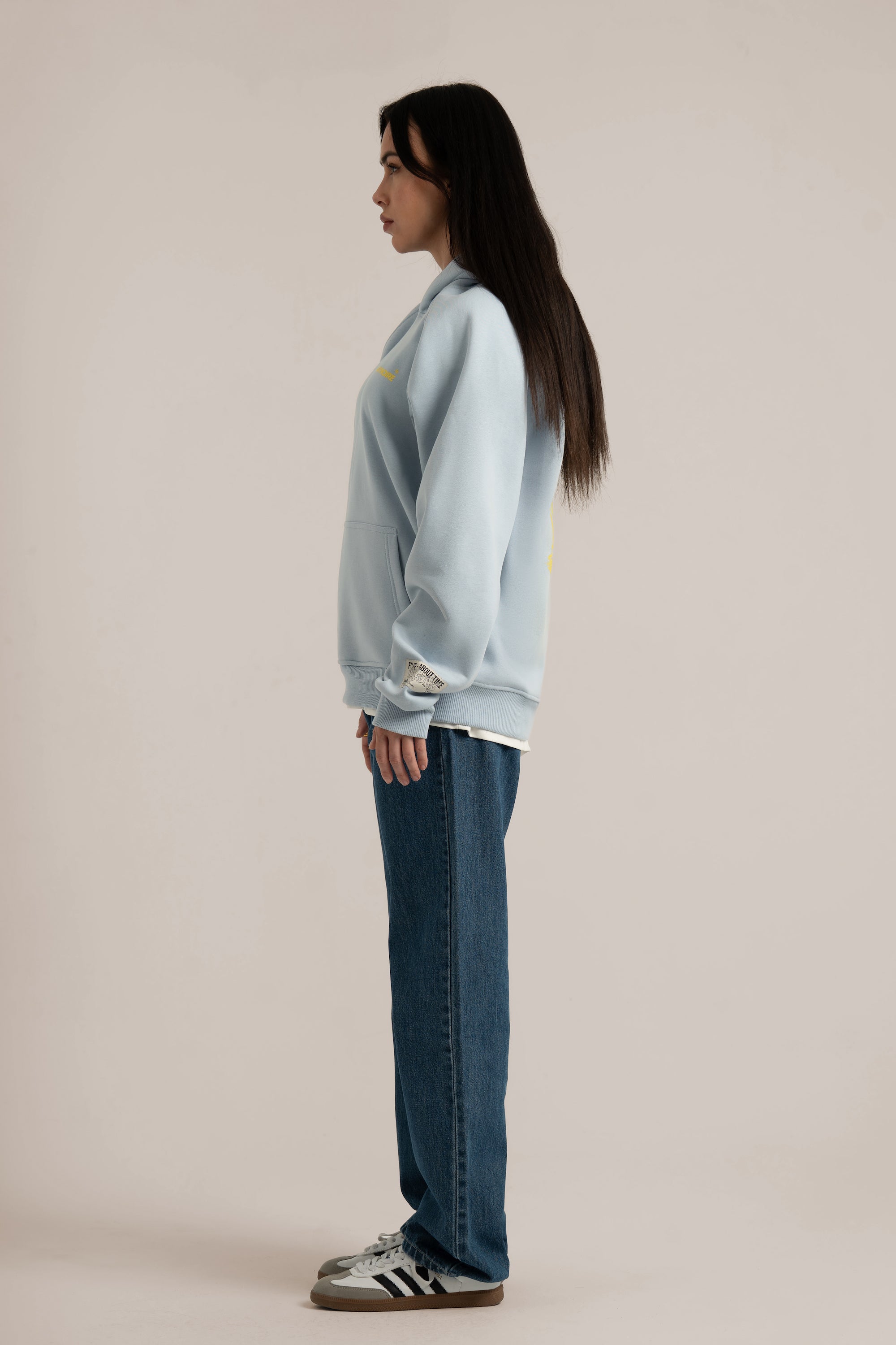 L Baby Blue Nothing Hoodie