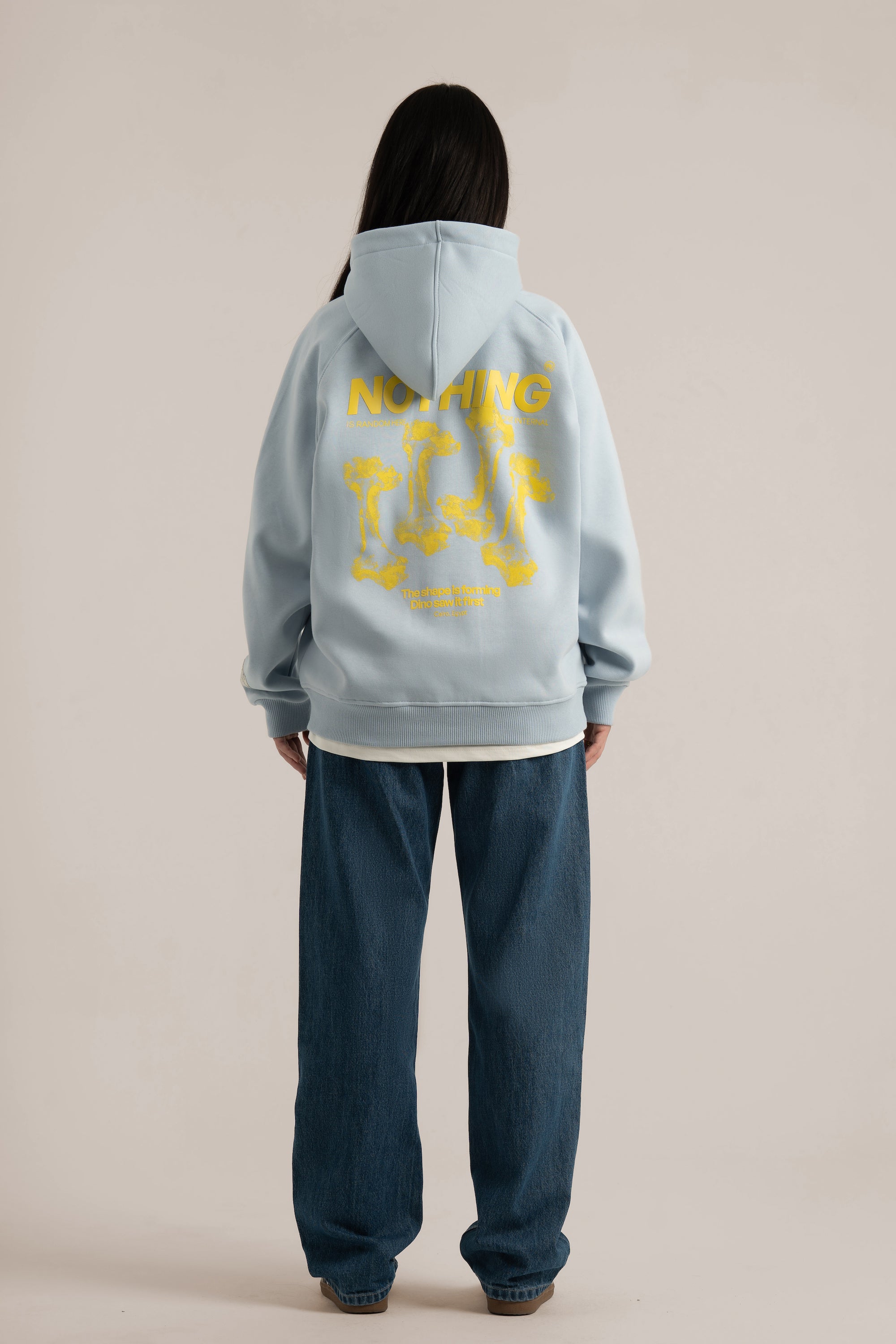 L Baby Blue Nothing Hoodie