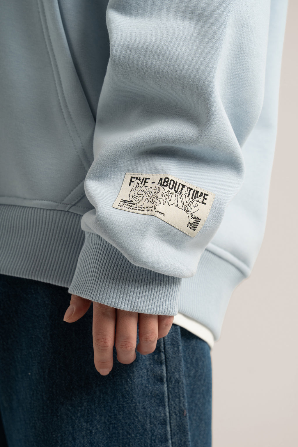 L Baby Blue Nothing Hoodie