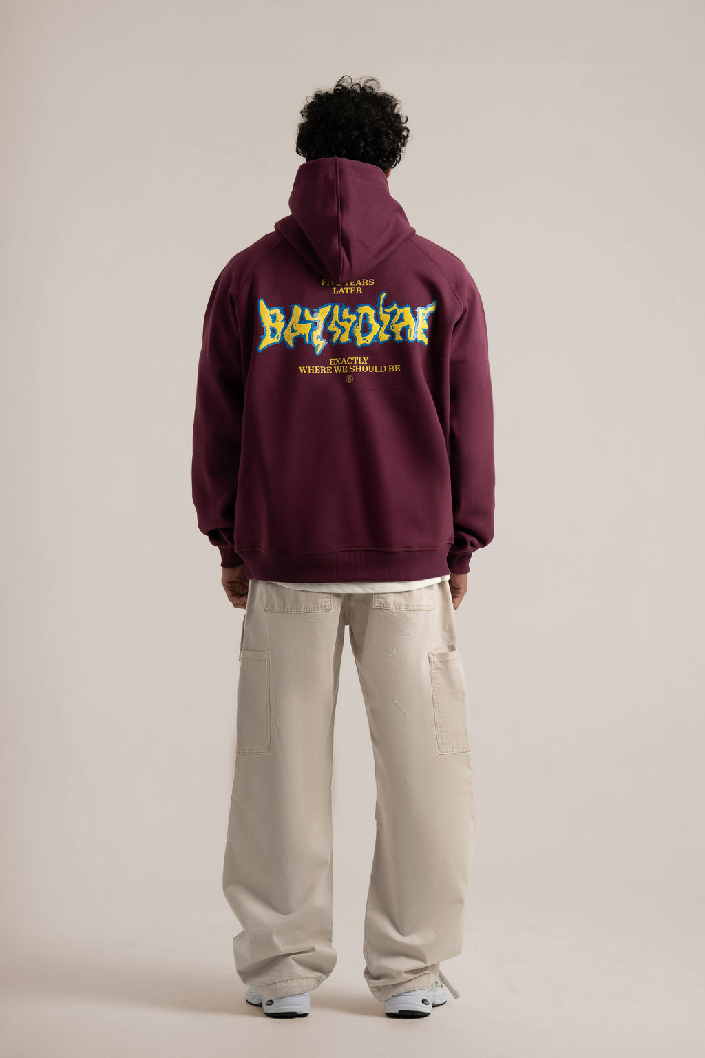 Burgundy Five Years Hoodie