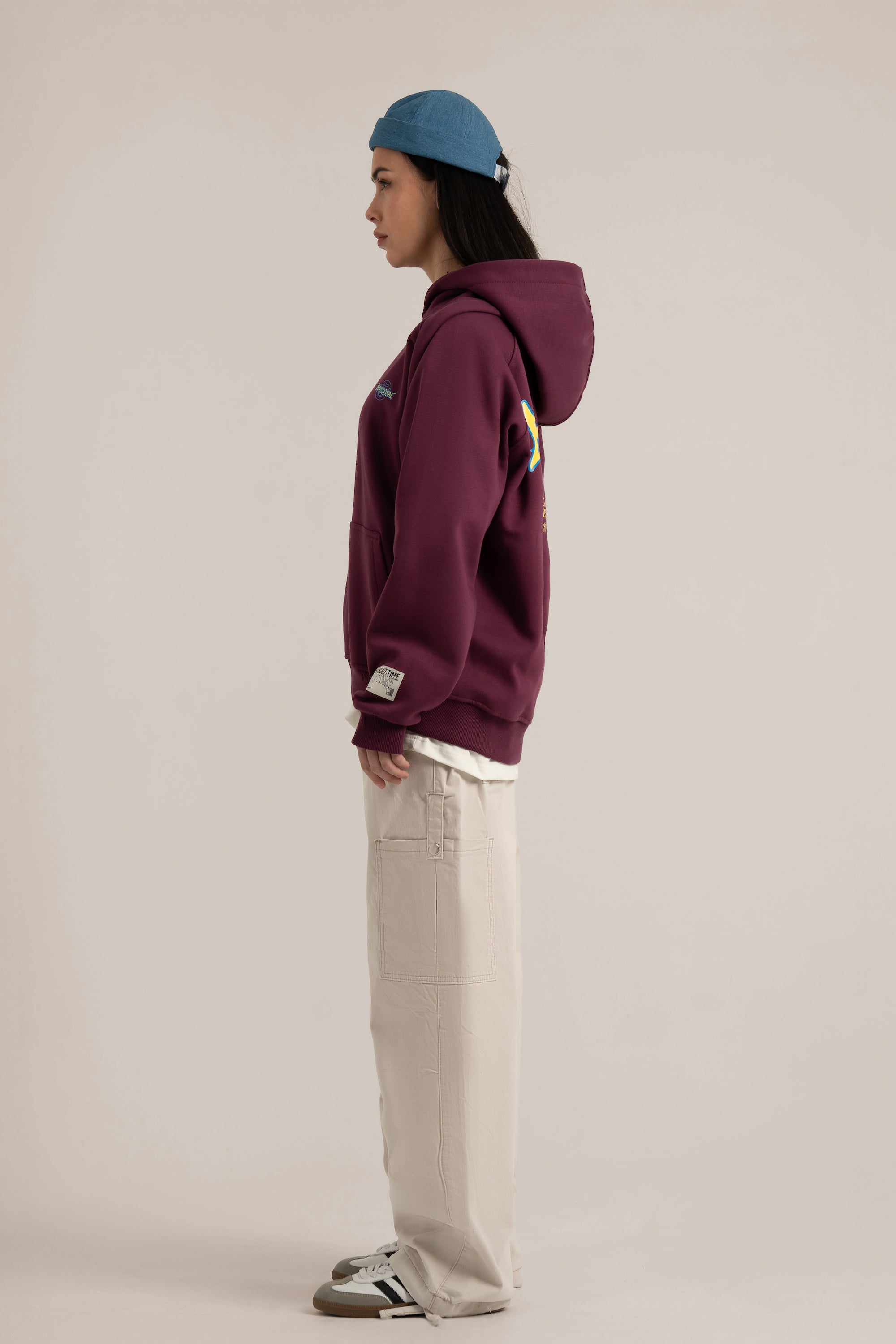 Burgundy Five Years Hoodie