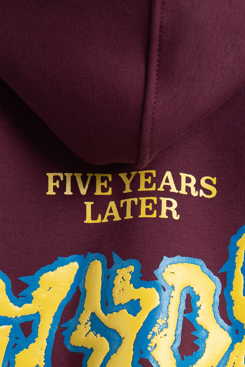 Burgundy Five Years Hoodie