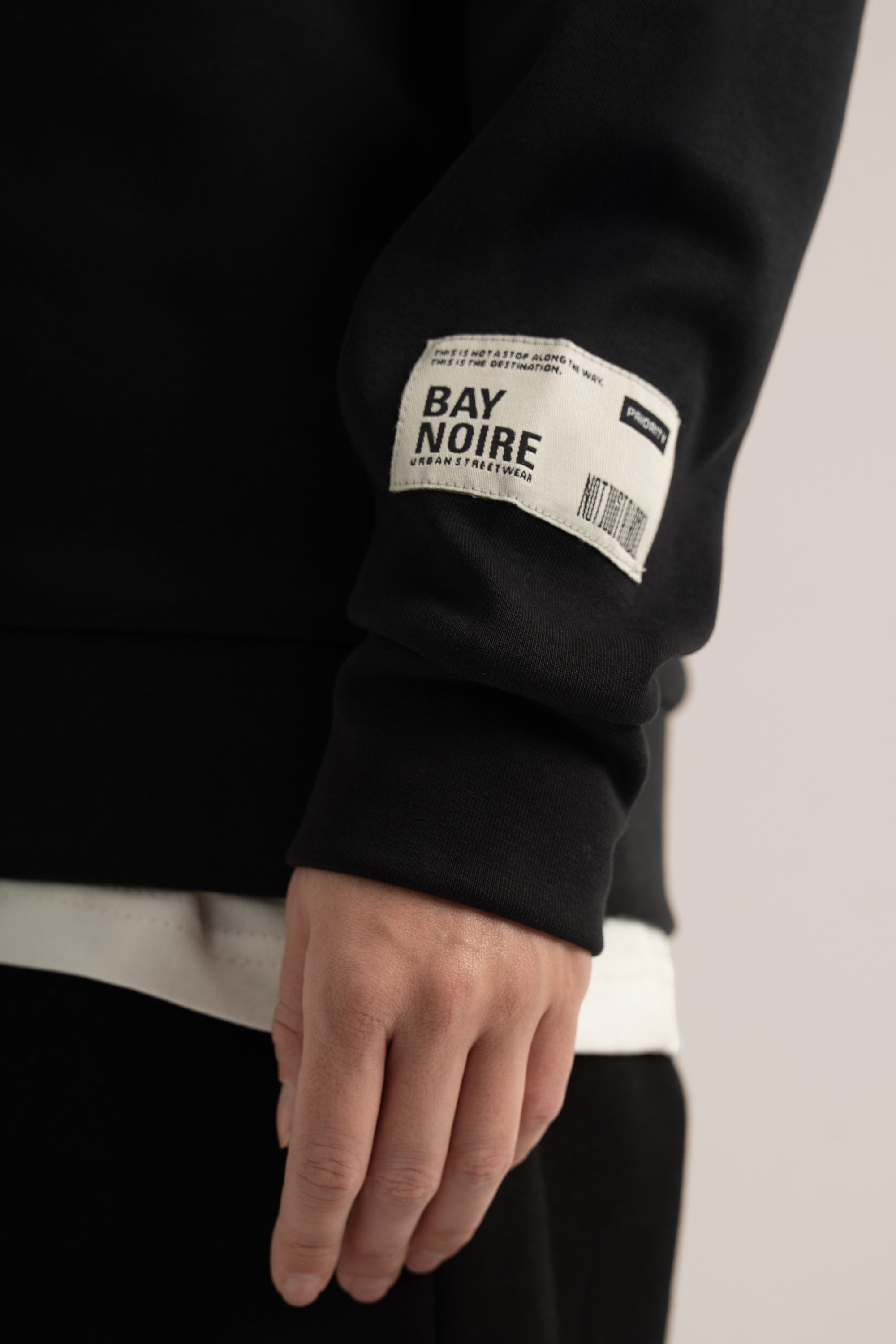 Black Core Lightweight Sweatshirt