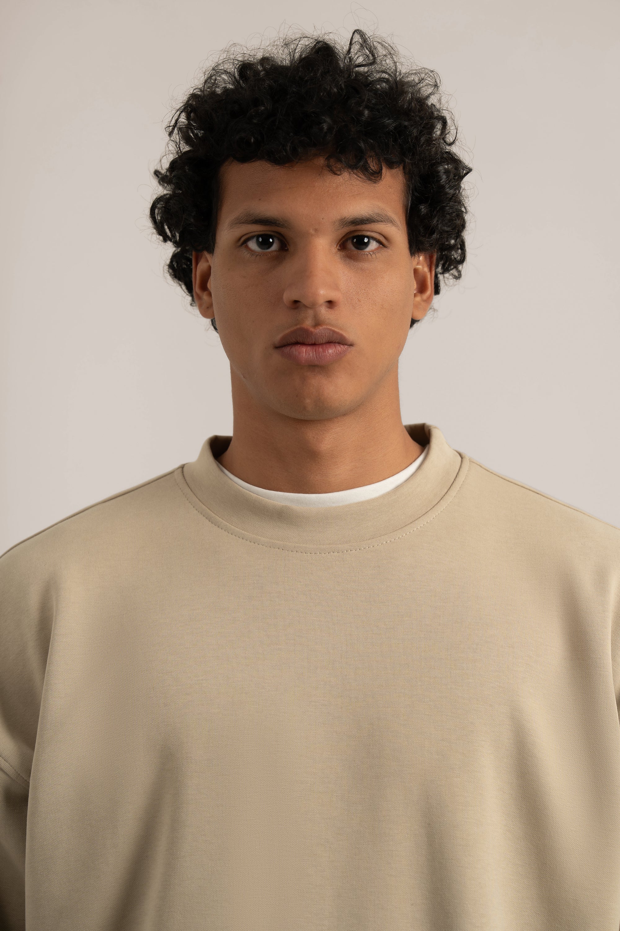 Beige Core Lightweight Sweatshirt