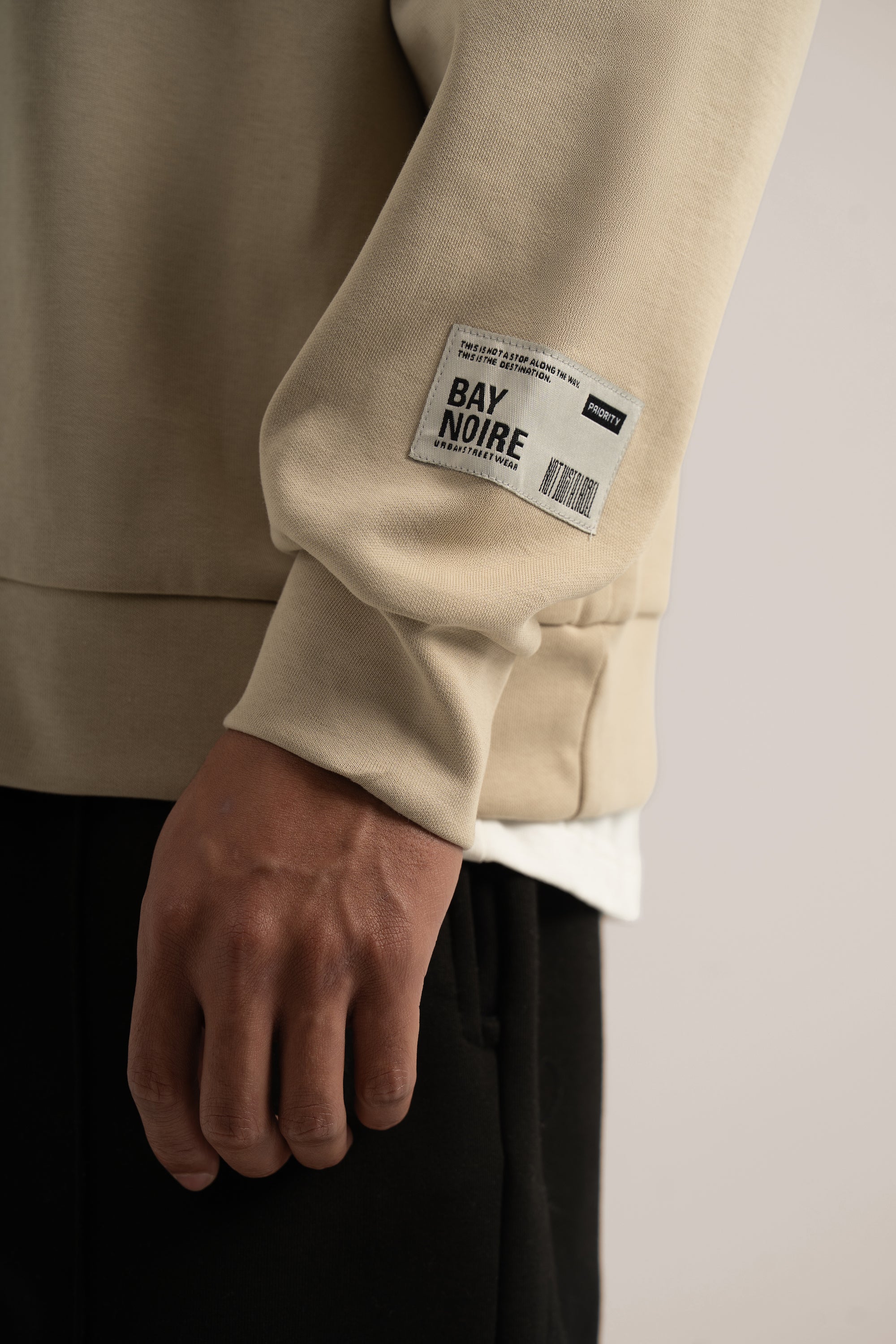 Beige Core Lightweight Sweatshirt