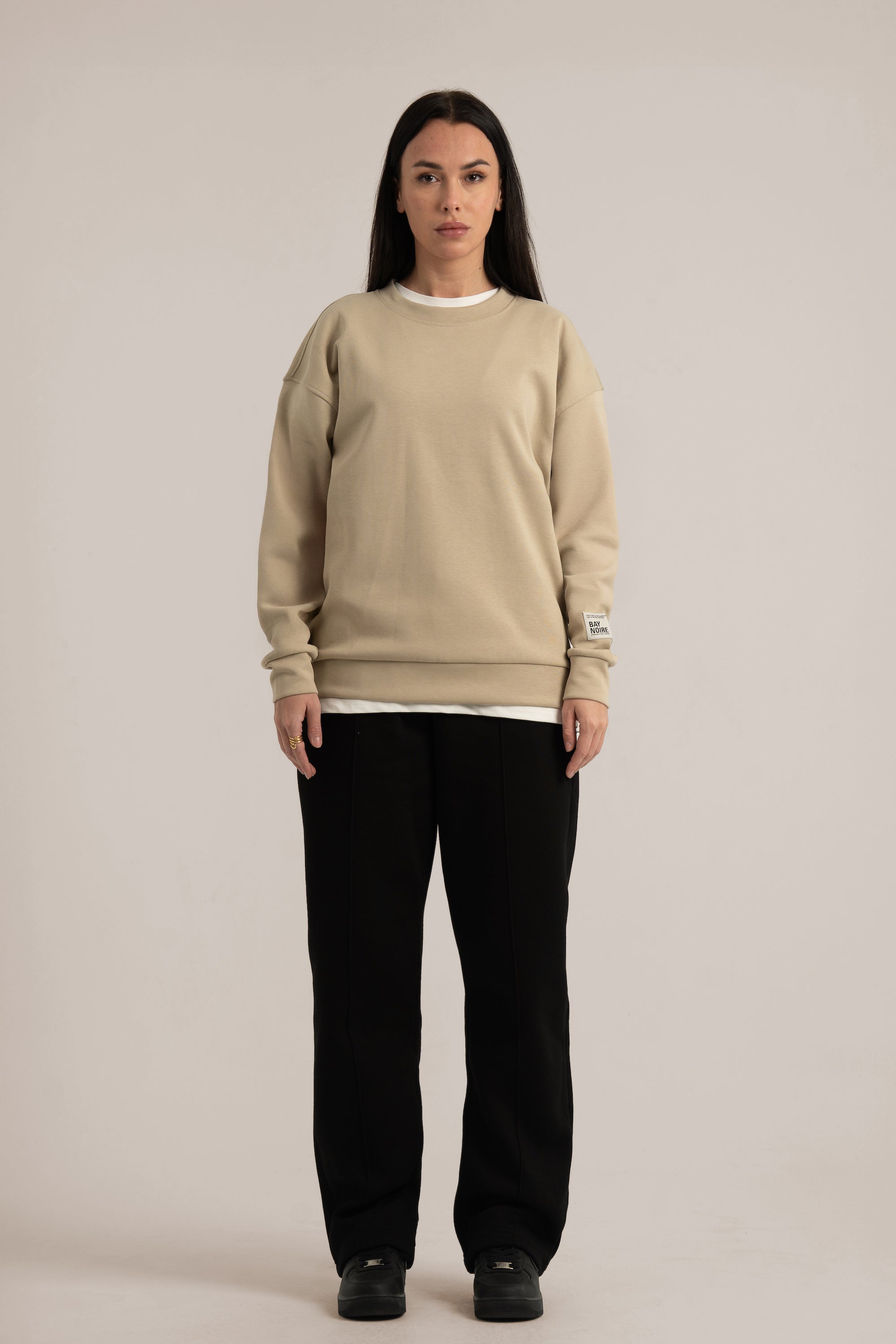 Beige Core Lightweight Sweatshirt
