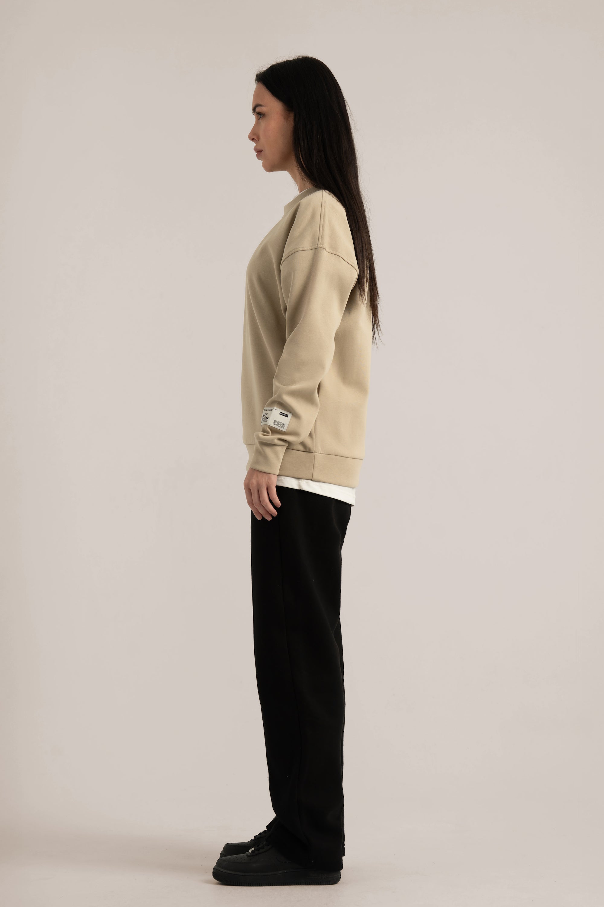 Beige Core Lightweight Sweatshirt