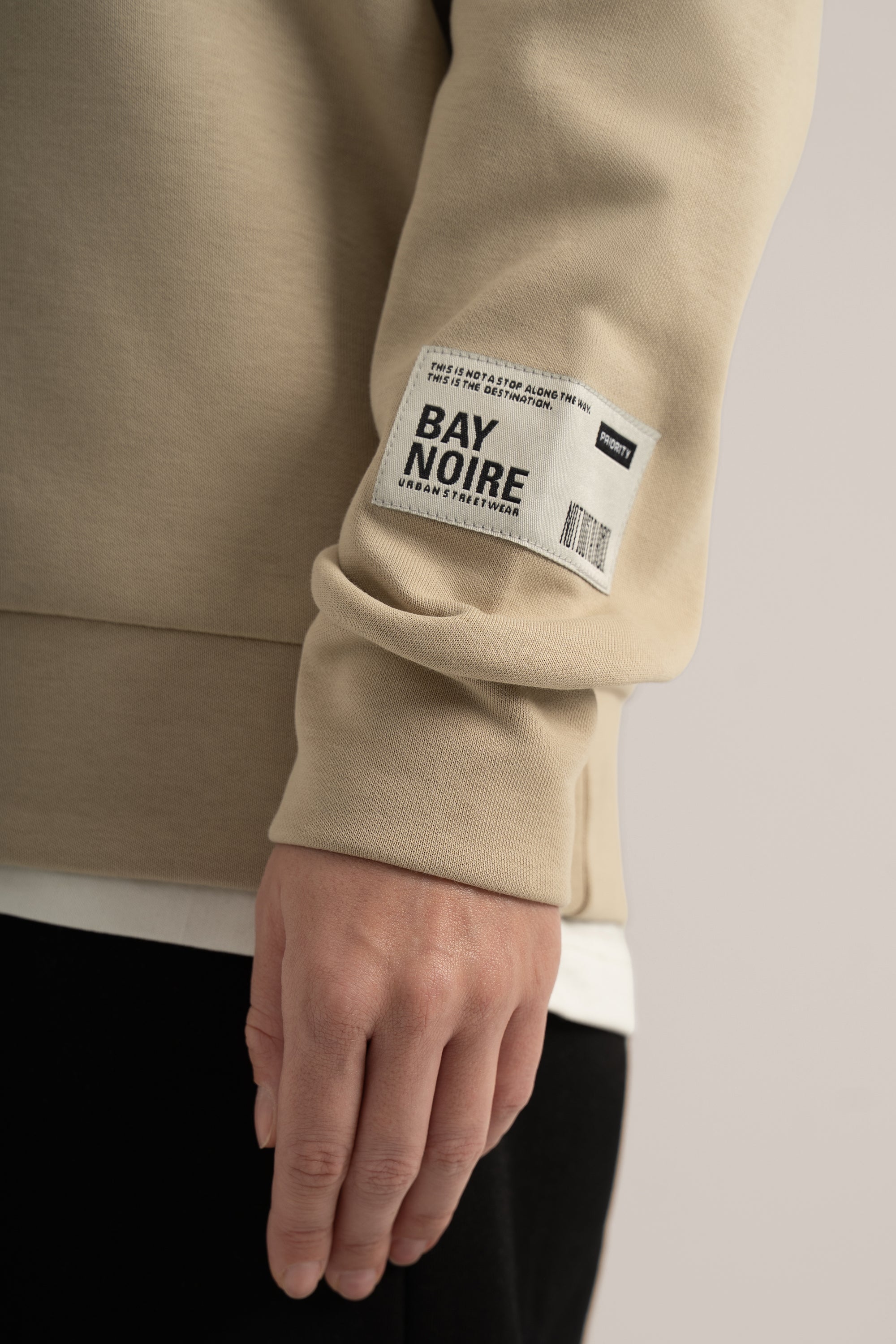 Beige Core Lightweight Sweatshirt