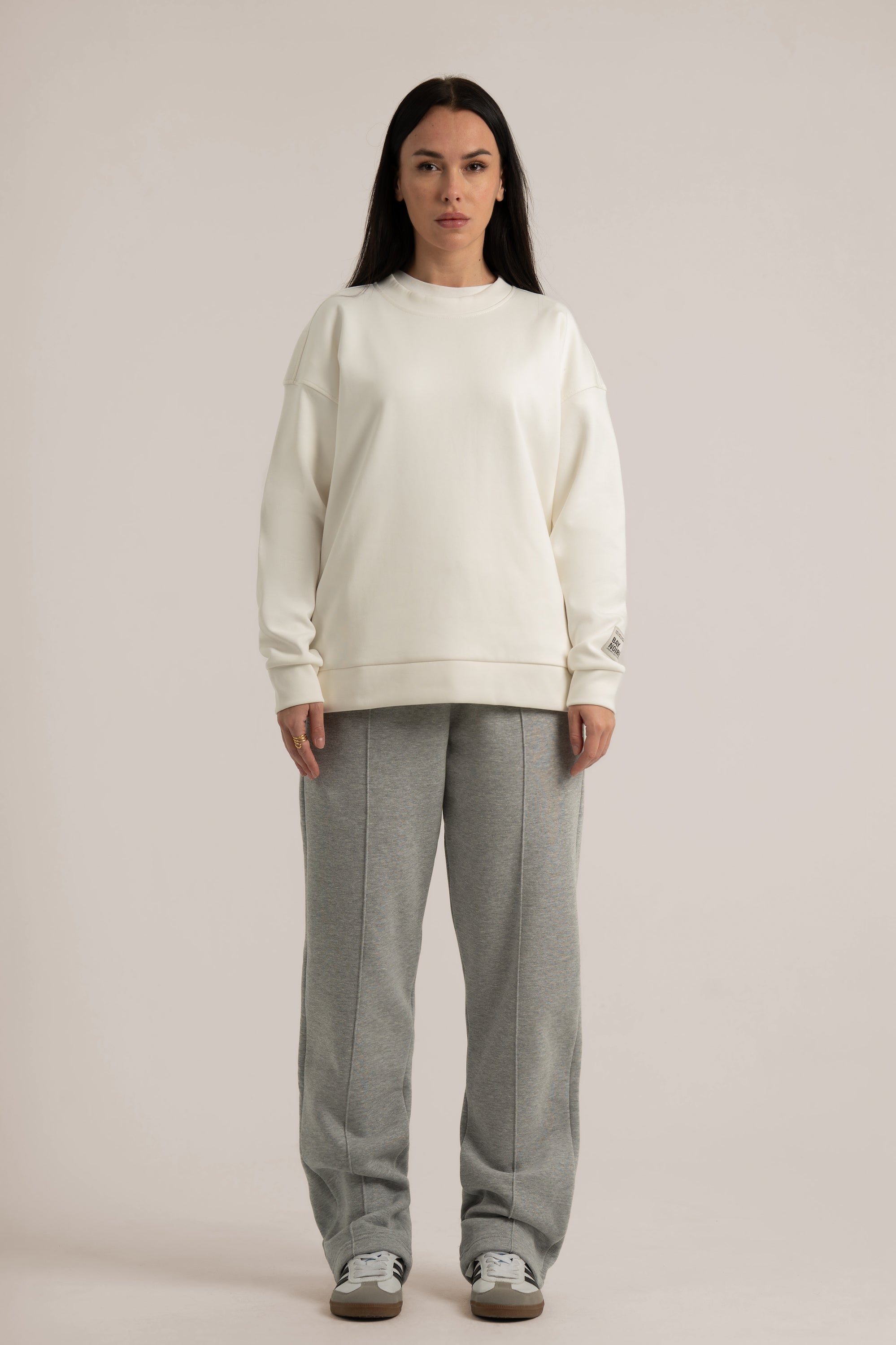 Grey Wide Leg Sweatpants V3