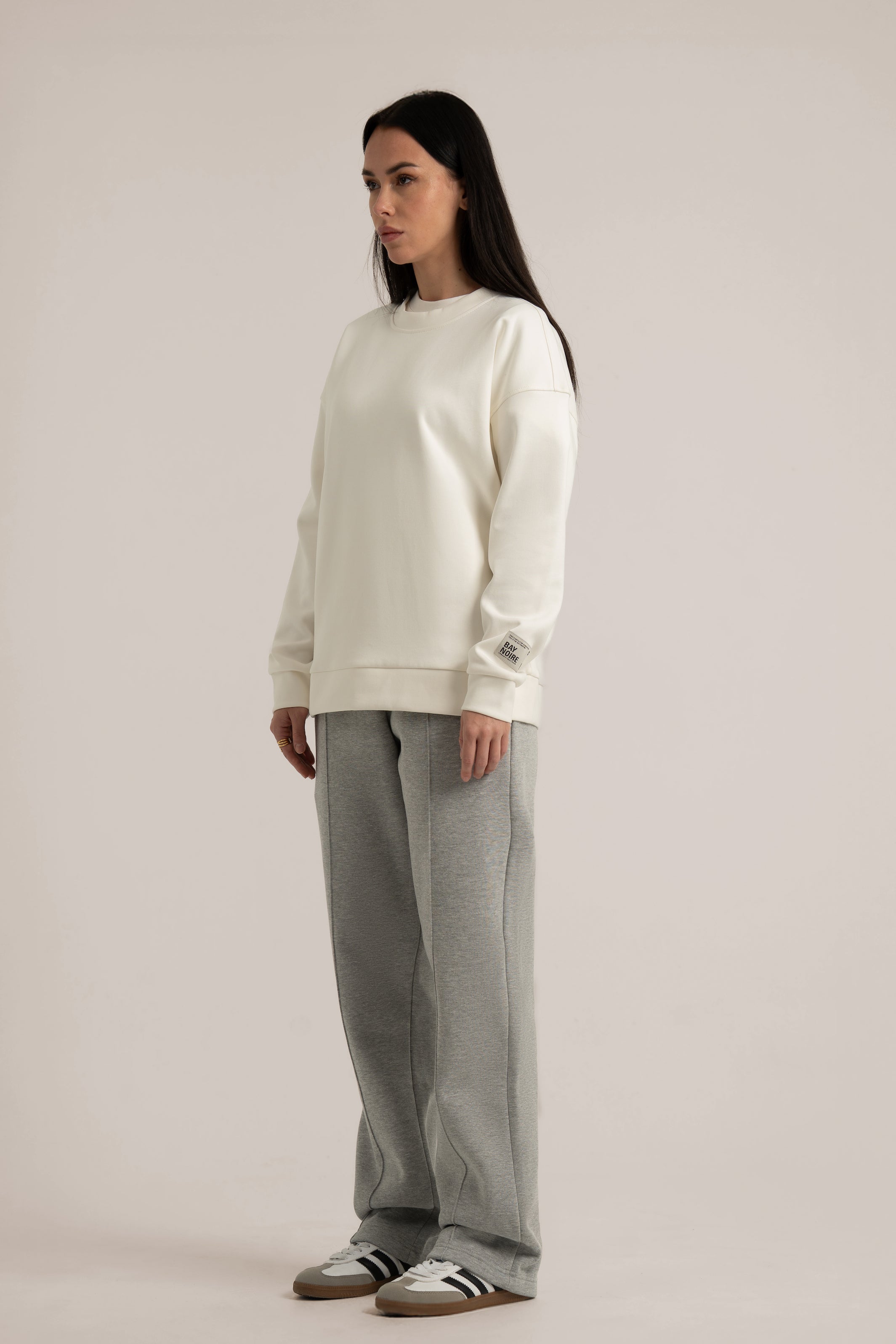 Grey Wide Leg Sweatpants V3