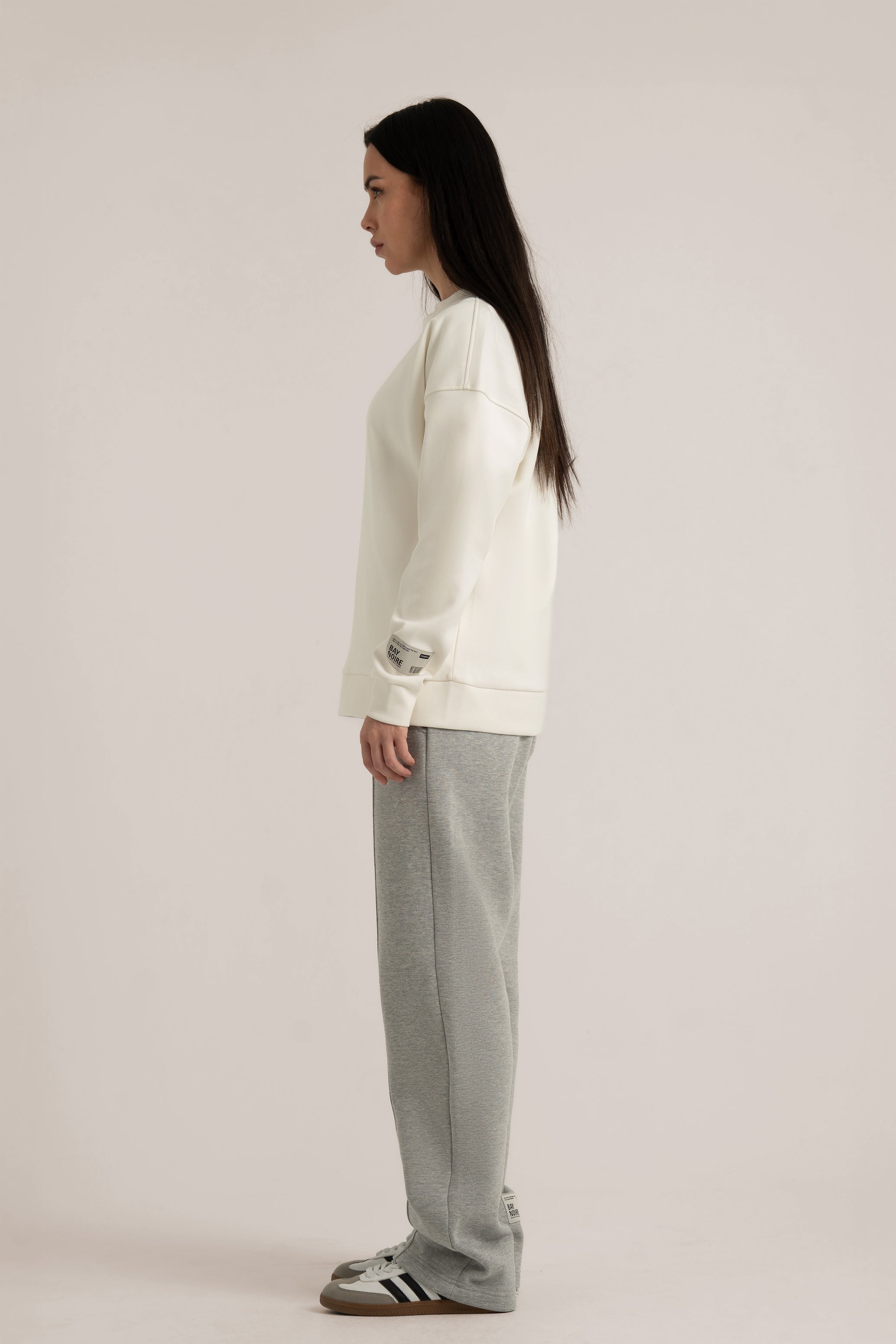 Grey Wide Leg Sweatpants V3