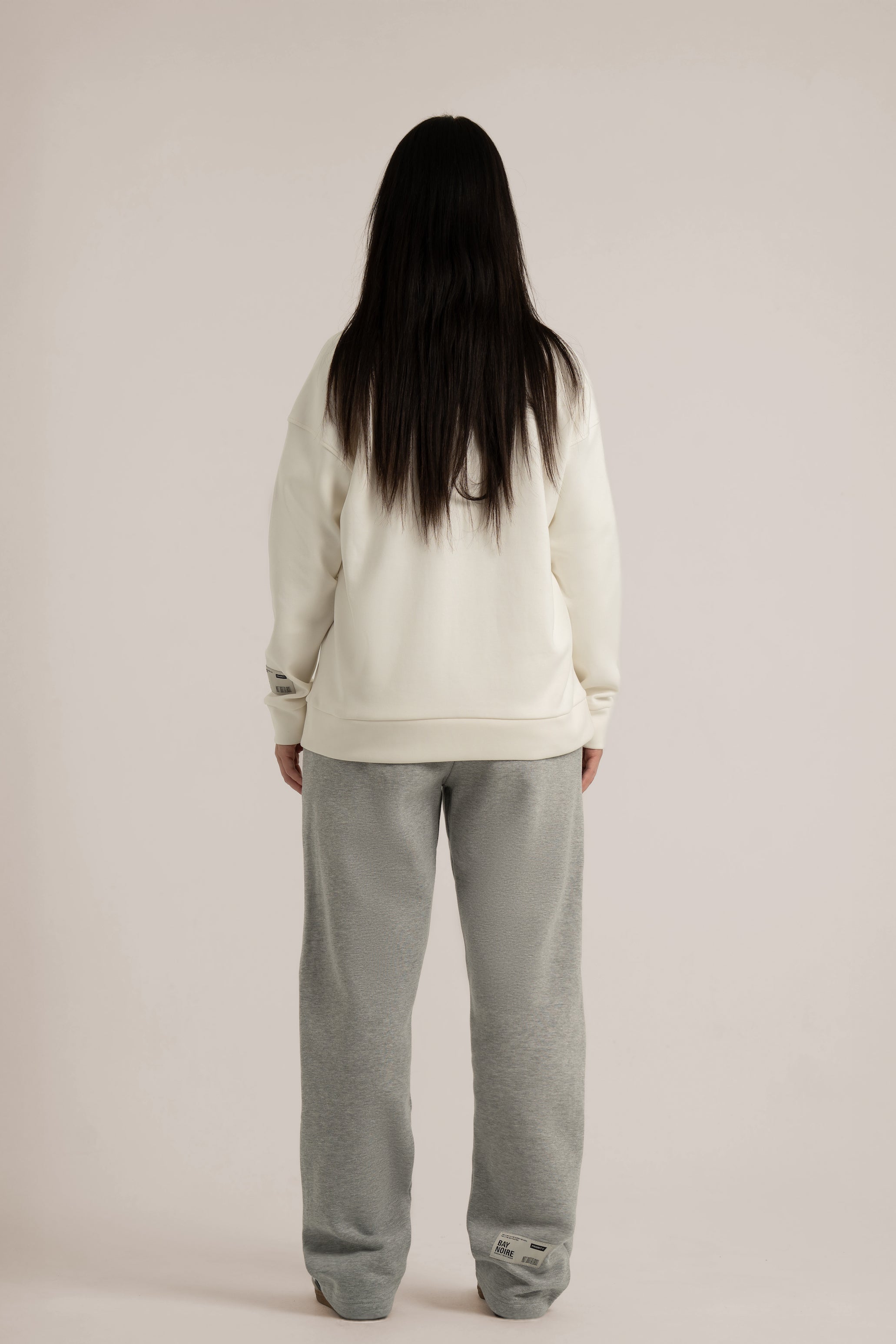 Grey Wide Leg Sweatpants V3