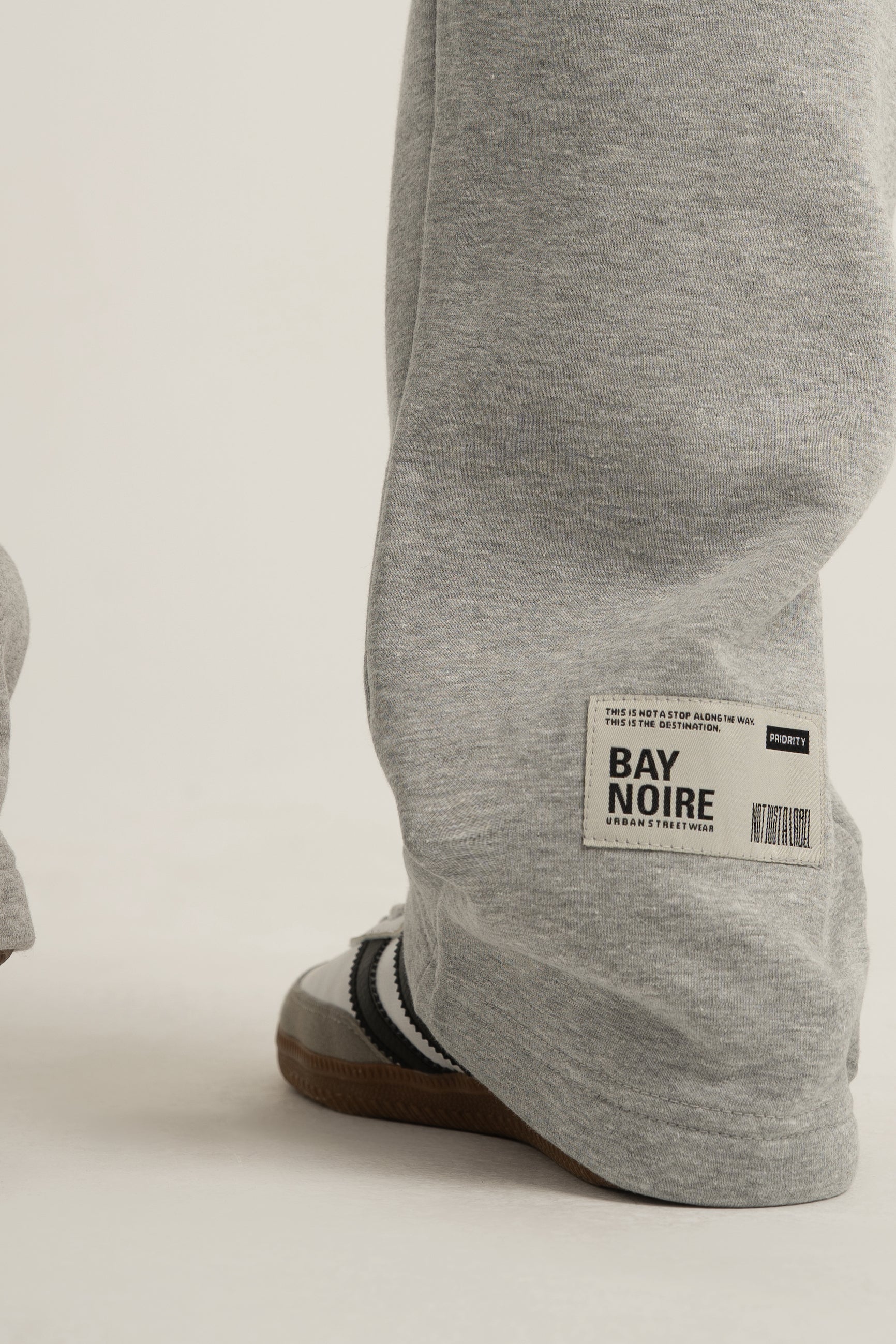 Grey Wide Leg Sweatpants V3