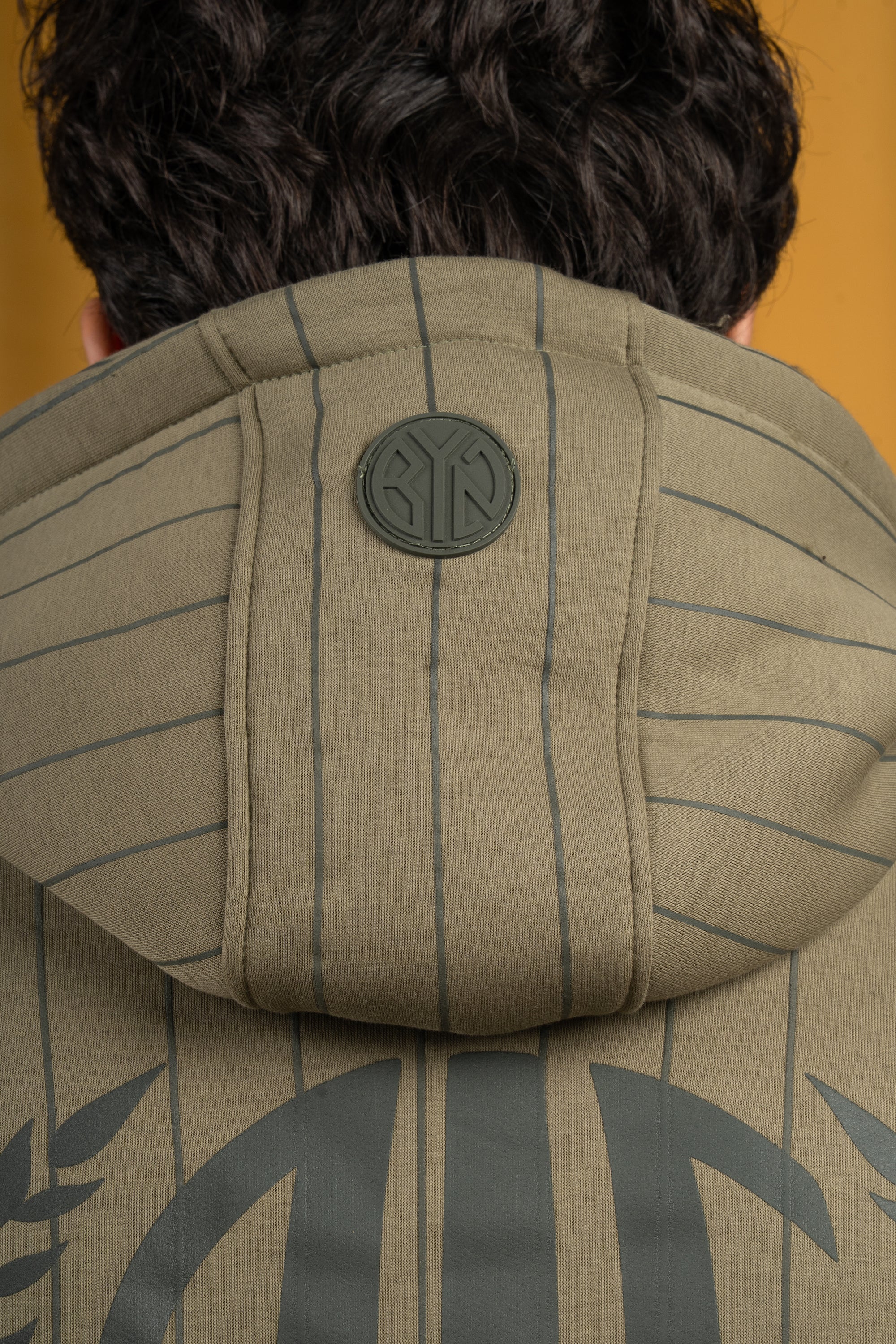 BYN X ALC Olive Striped Hoodie