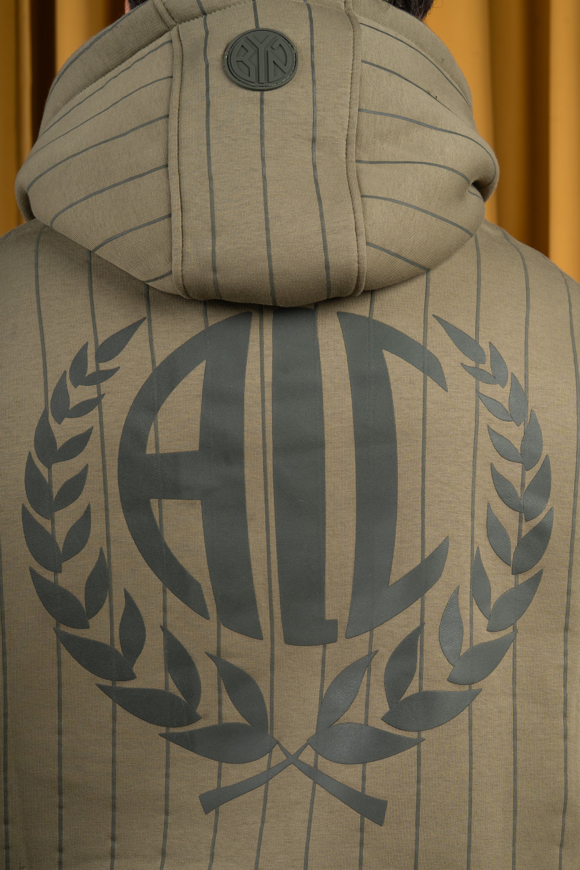 BYN X ALC Olive Striped Hoodie