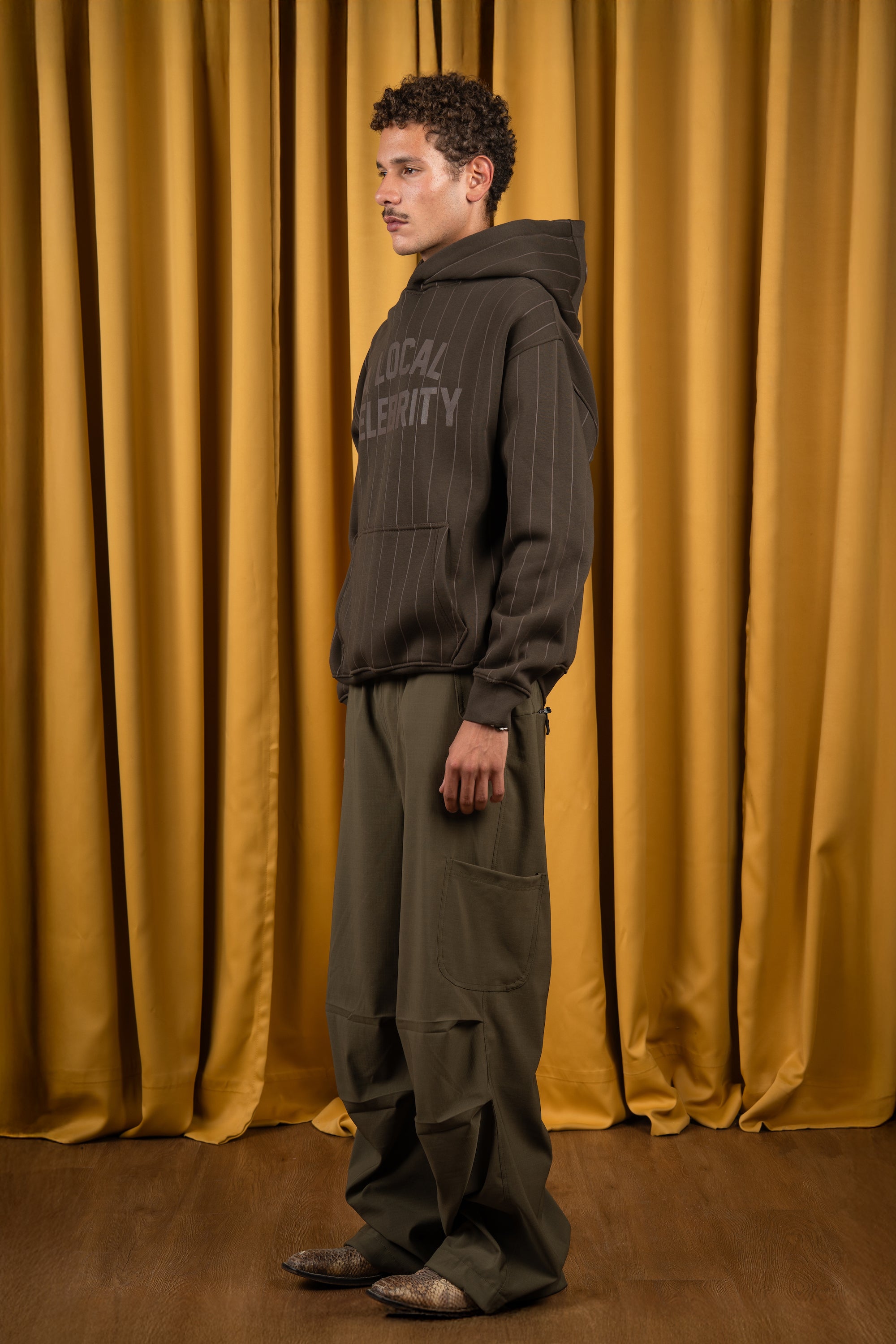 BYN X ALC Olive Parachute Cargos