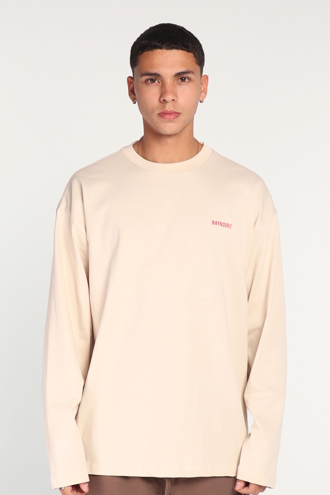 Cream Logo PL Long-sleeved T-shirt