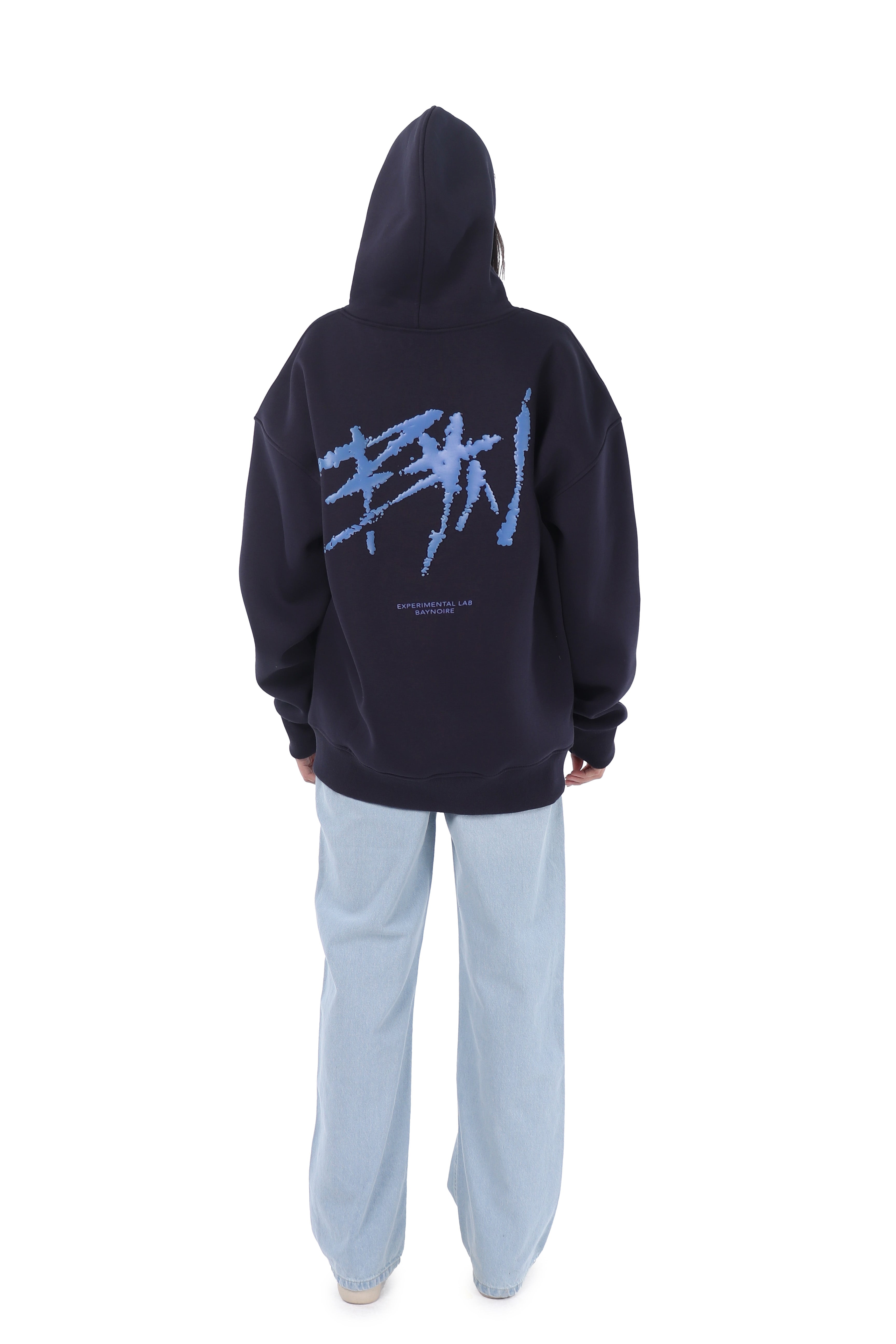 Navy BYN EX Oversized Hoodie