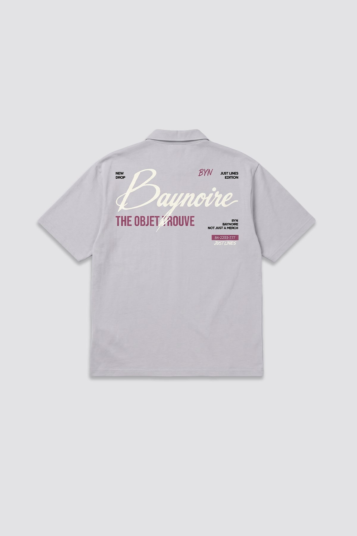Grey Justlines Heavyweight Shirt