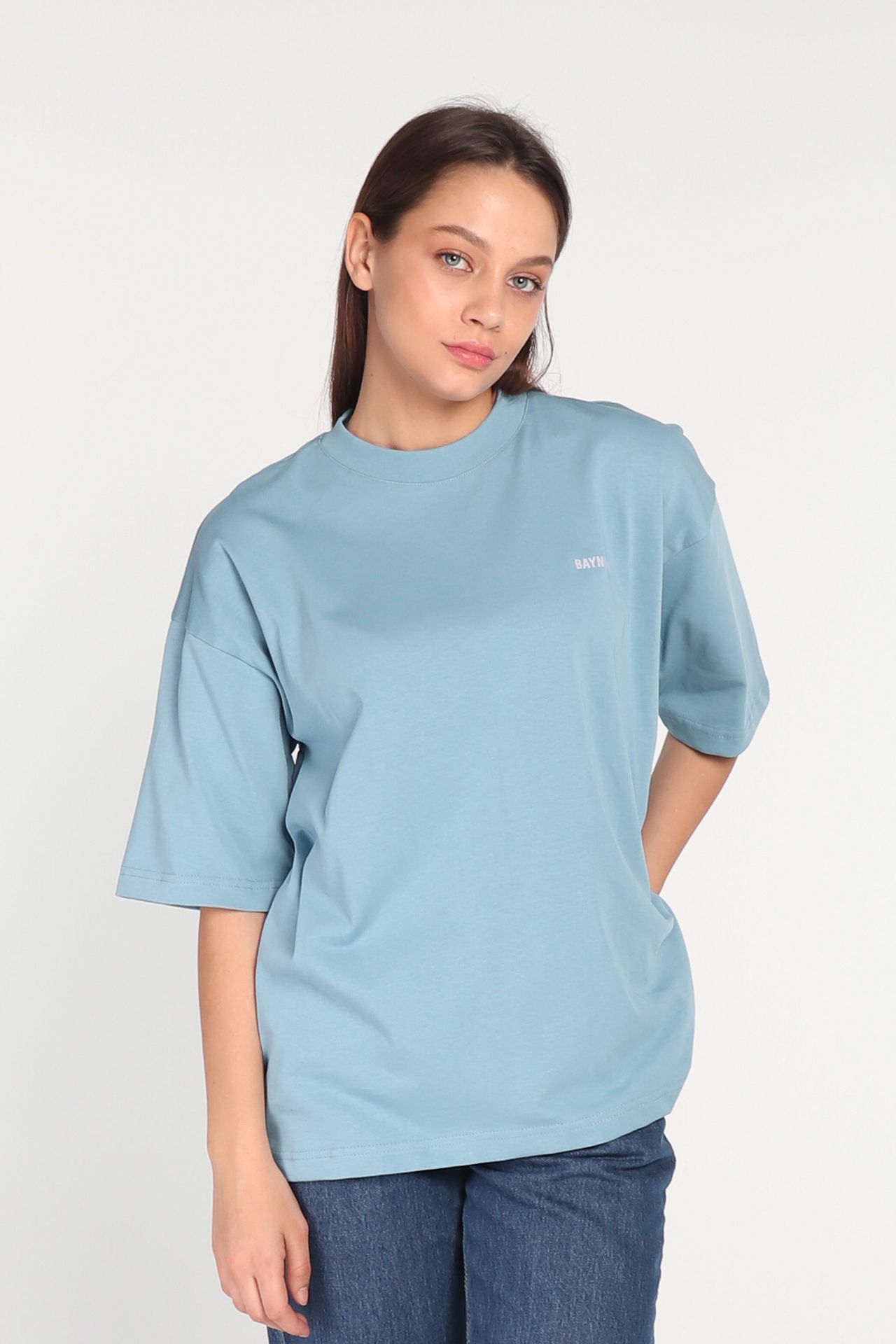 Baby Blue Logo II PL Oversized T-shirt