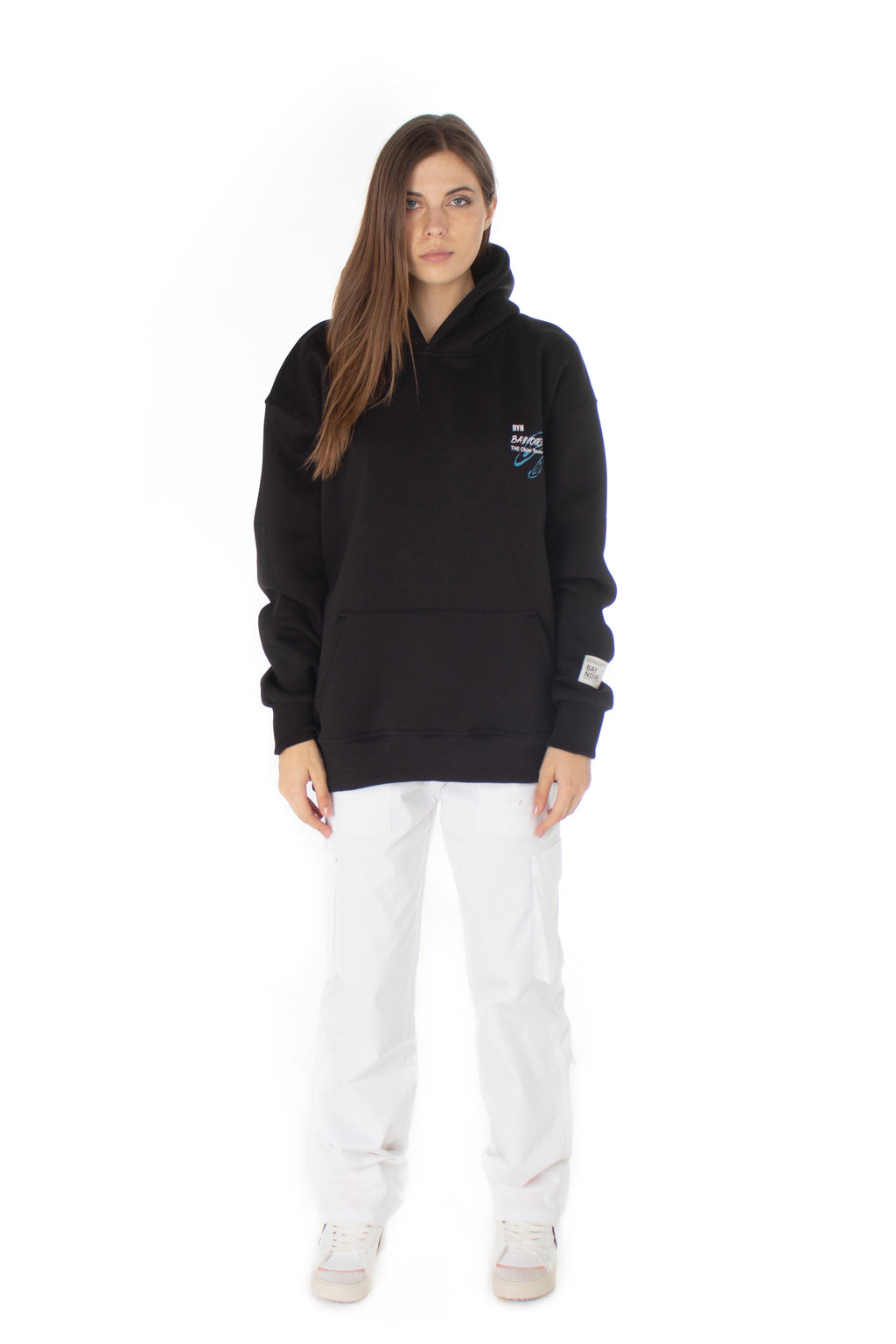 Black Justlines874 Hoodie