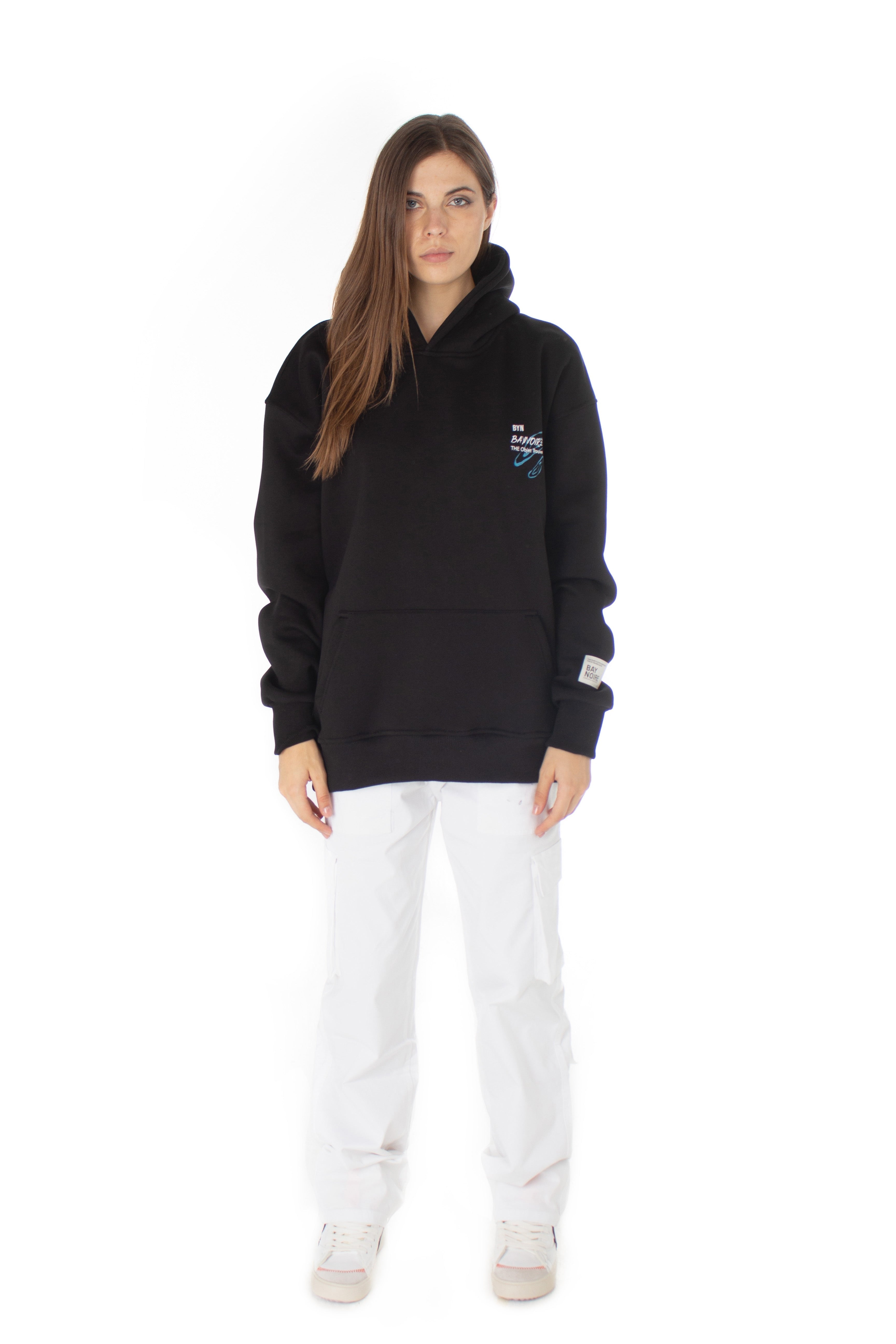 Black Justlines874 Hoodie