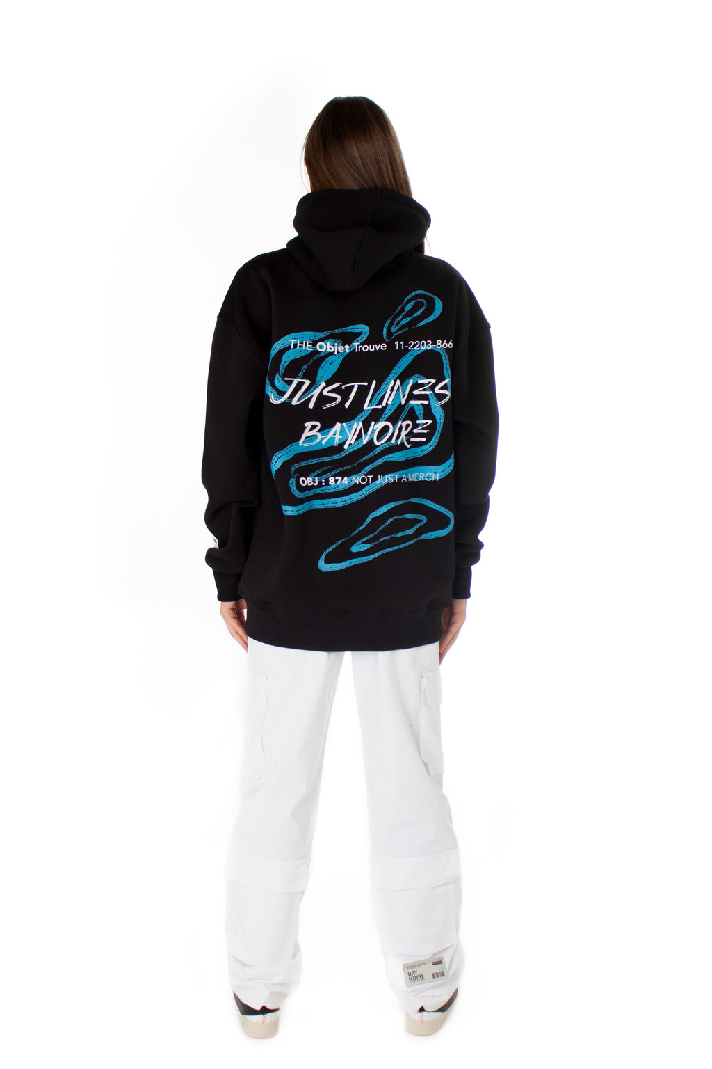 Black Justlines874 Hoodie