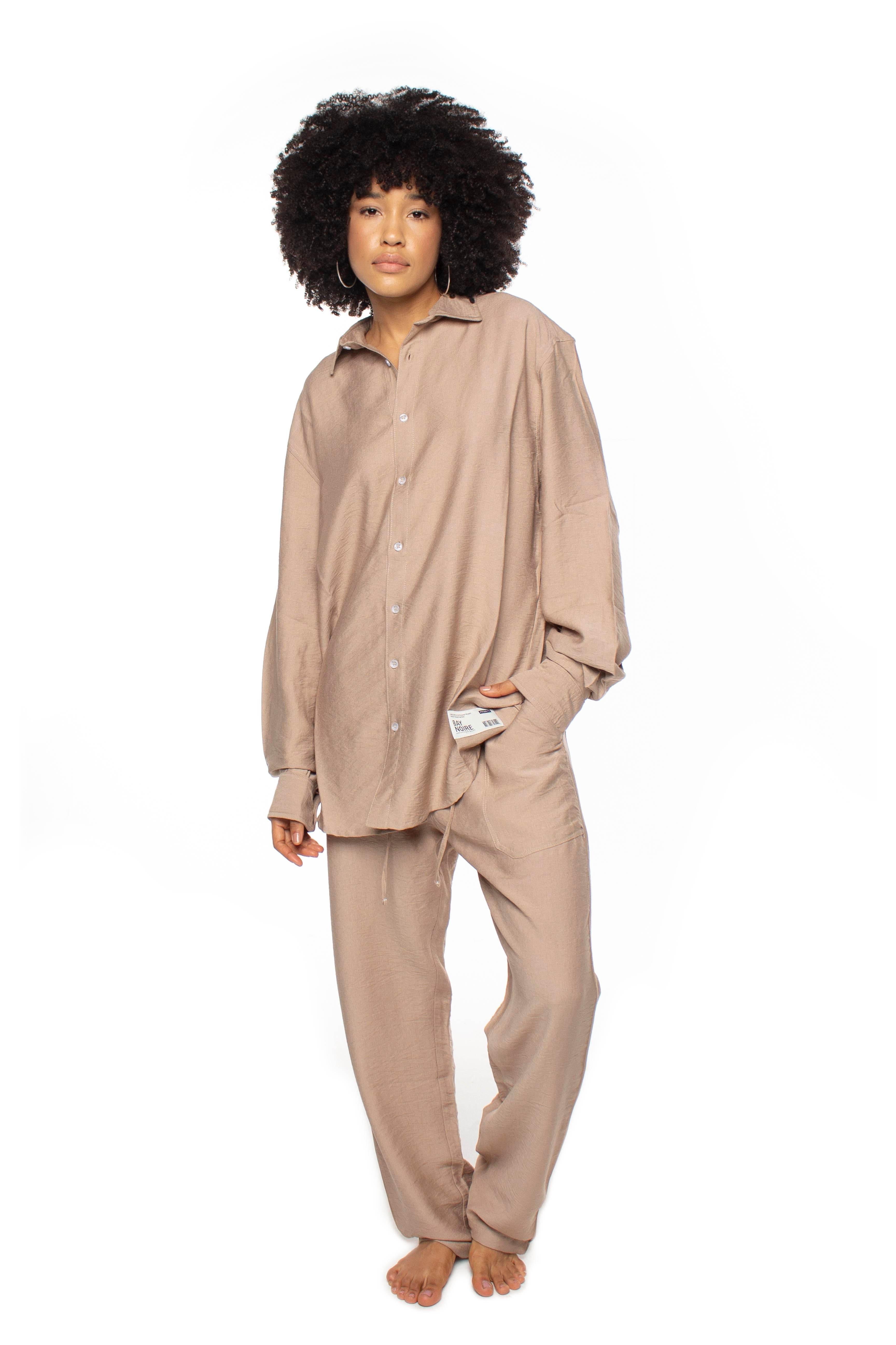 Brown Linen Pants V2