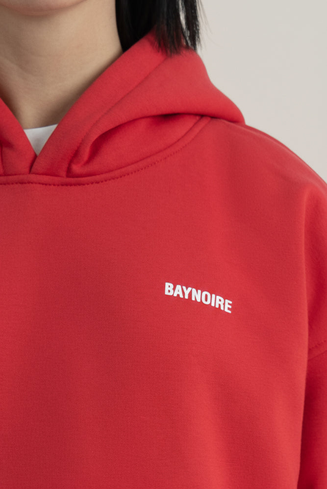 Red Logo II PL Oversized Hoodie