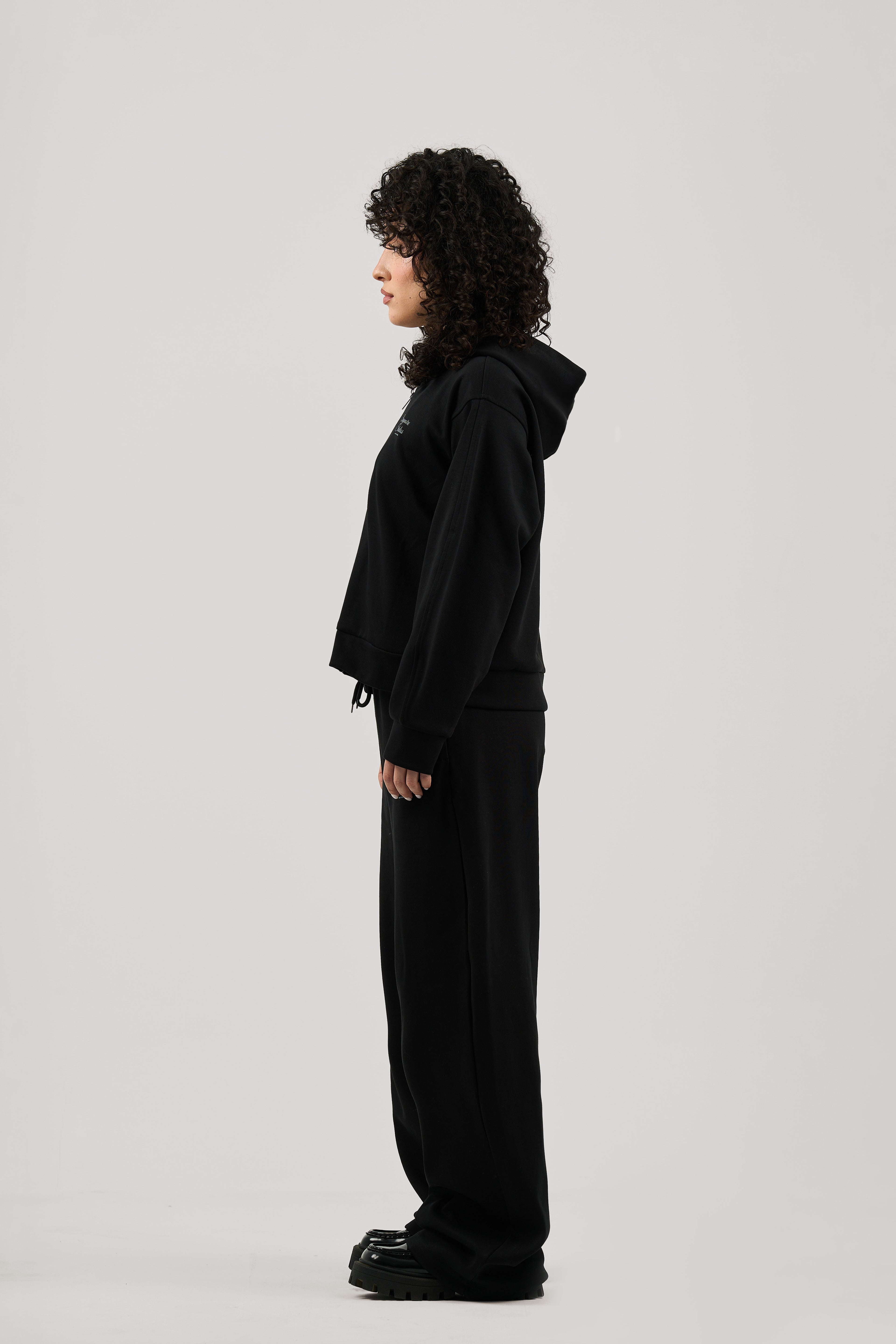 Black Baynoire Studios Zip - Up Hoodie