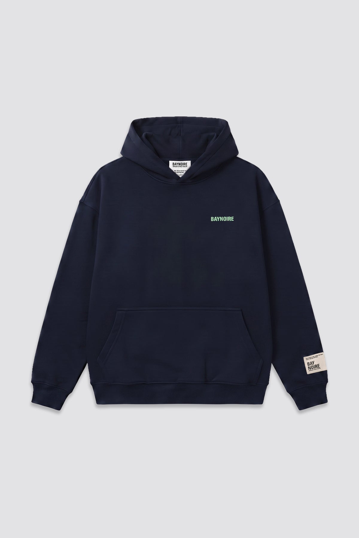 Navy Logo II PL Oversized Hoodie