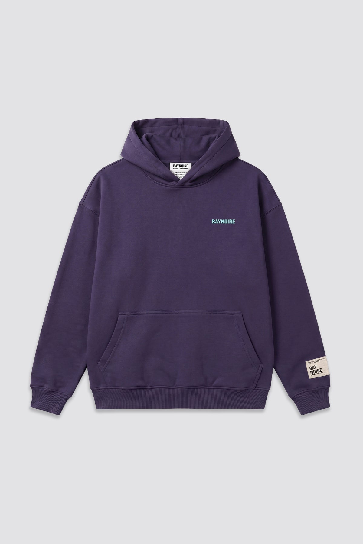 Purple Logo II PL Oversized Hoodie