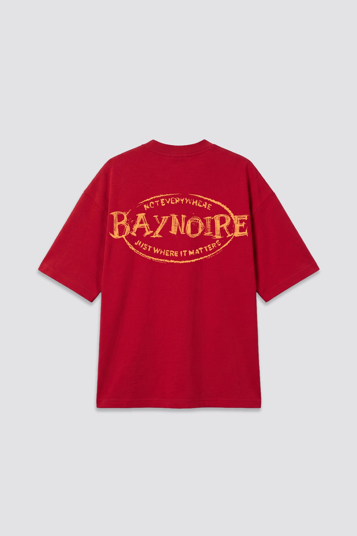 04X Oversized Red Not Everywhere T-Shirt