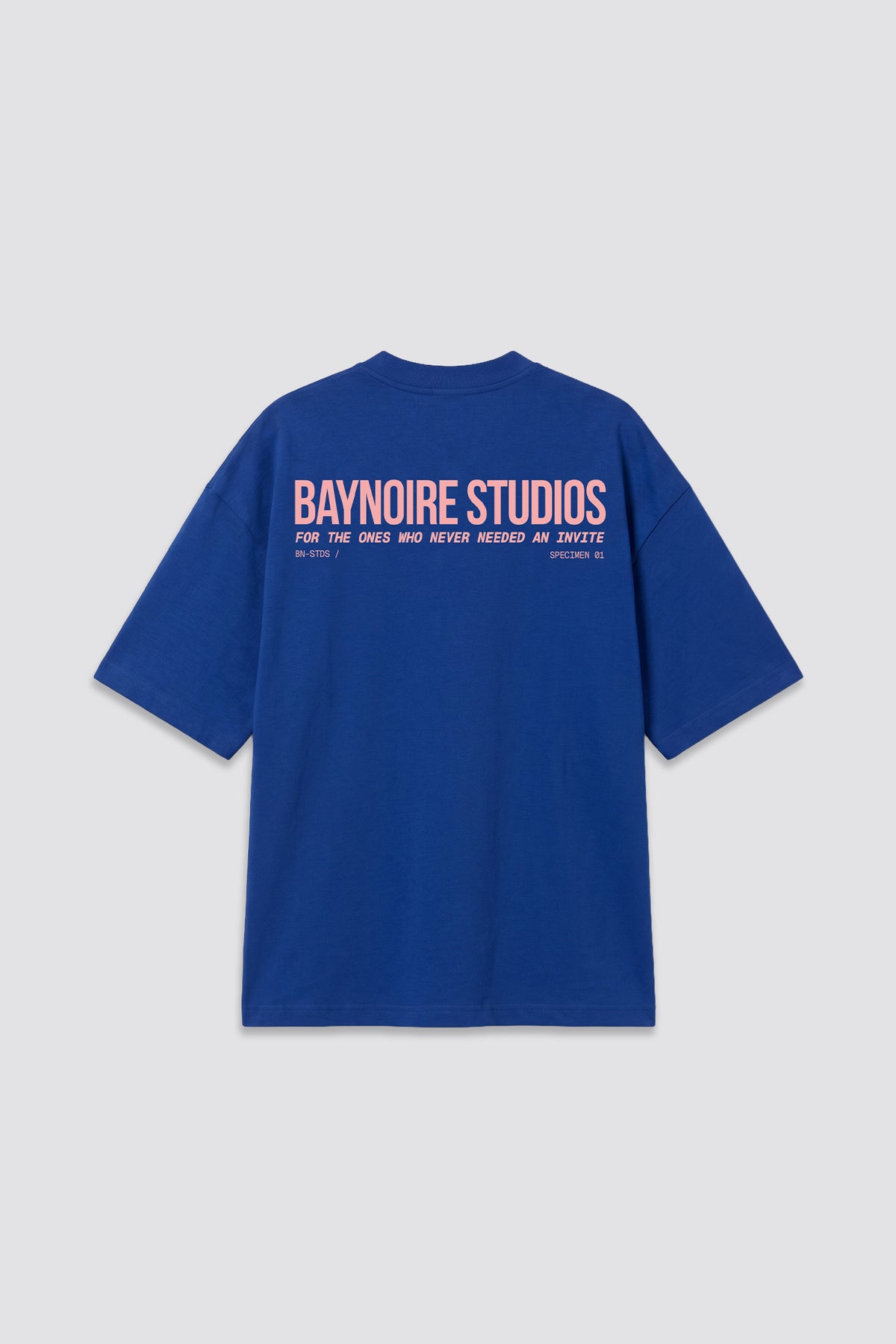 04X Oversized Royal Blue Baynoire Studios E2 T-Shirt